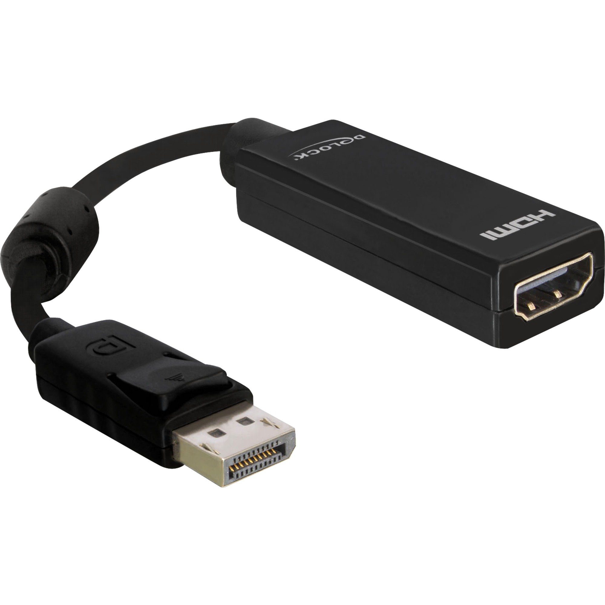 Delock DeLOCK Adapter DP-Stecker auf HDMI-Buchse, (12,5 Audio- & Video-Adapter