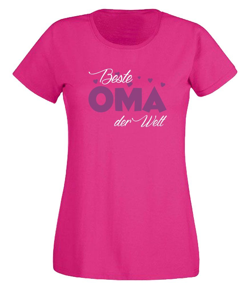 T-Shirt Damen T-Shirt - Beste Oma der Welt