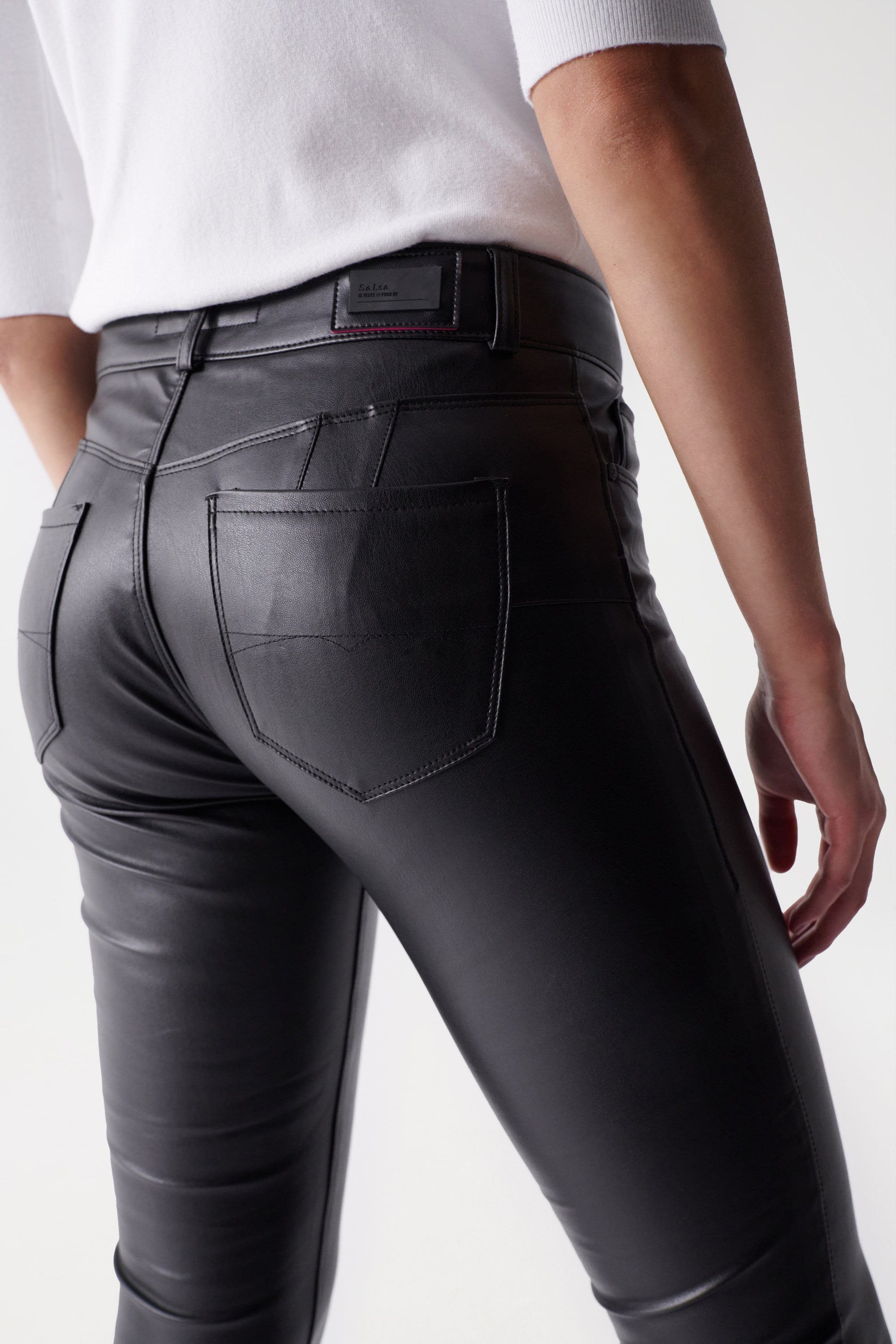 Salsa Stretch-Jeans SALSA JEANS DESTINY PUSH UP CROP nappa black 126733.000 günstig online kaufen