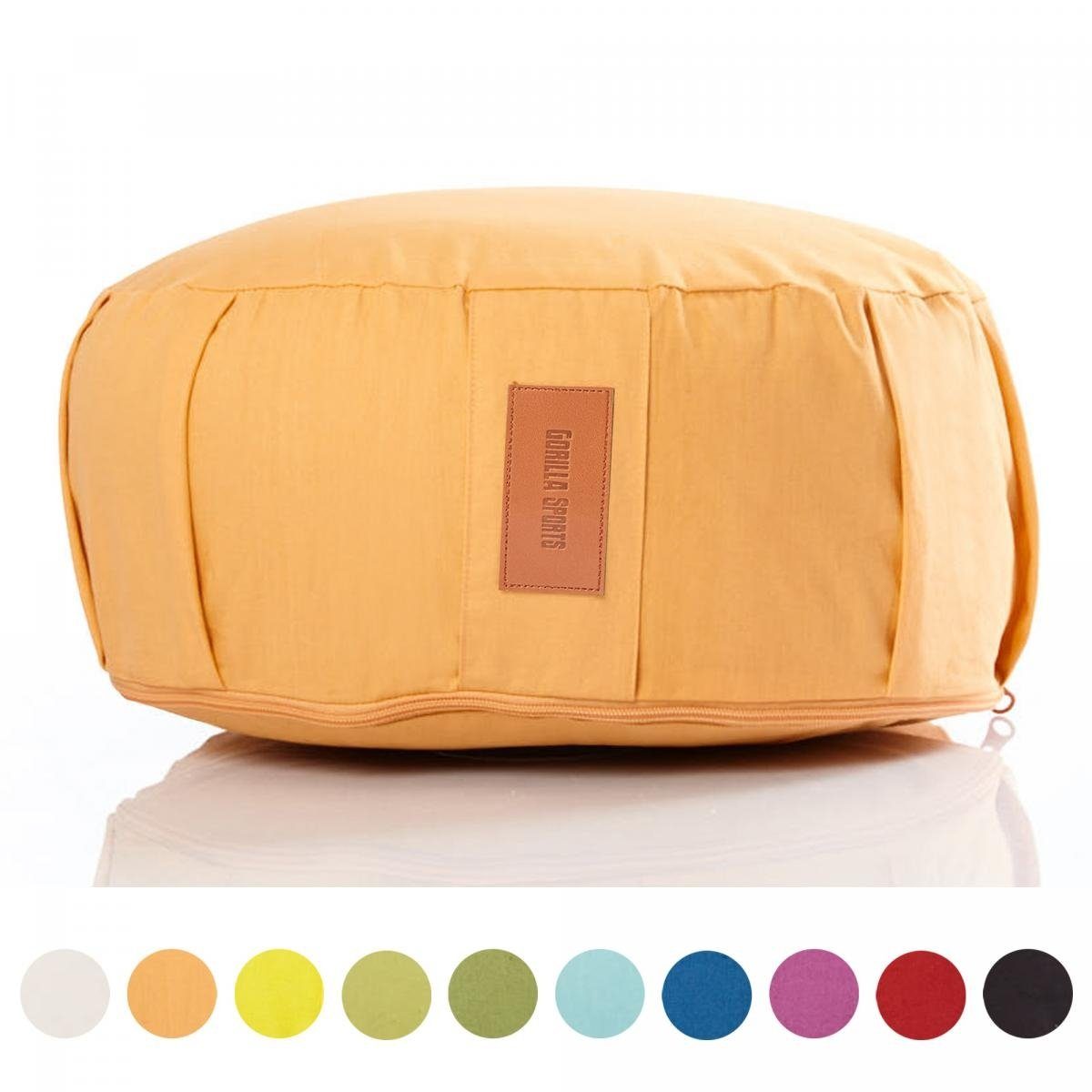 GORILLA SPORTS Bodenkissen Yogakissen - Rund, günstig online kaufen