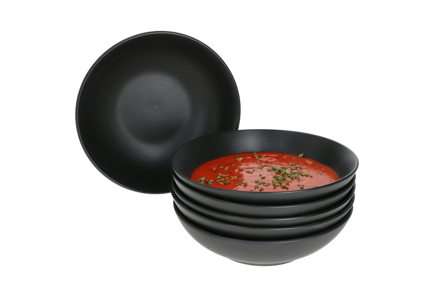 MamboCat Suppenteller MamboCat 6er Set Suppenteller Londen Lampart Nero