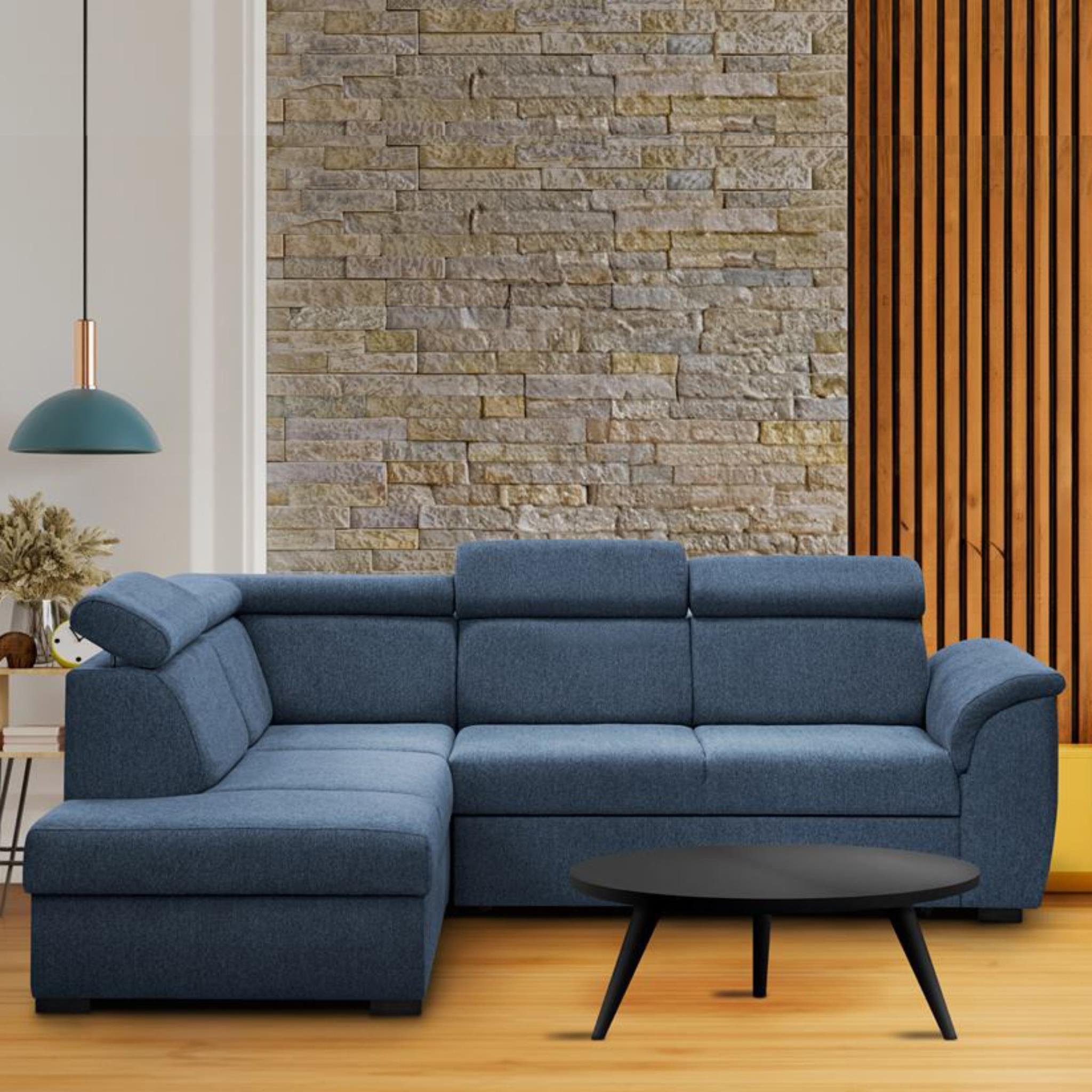 Beautysofa Ecksofa Madera, mit Schlaffunktion, Bettkasten, günstig online kaufen