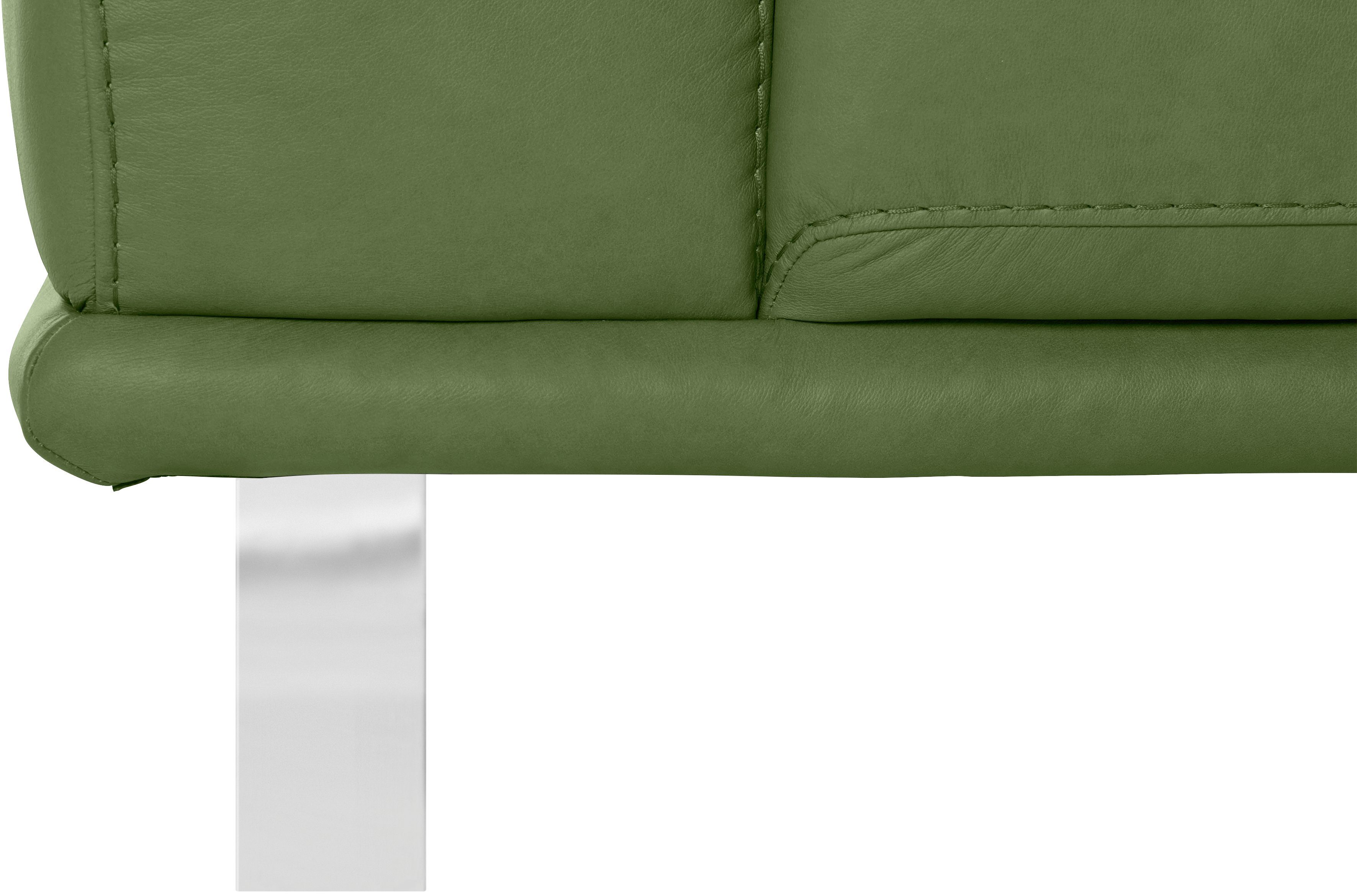 Breite Chrom 232 2,5-Sitzer glänzend, mit montanaa, Metallkufen in cm W.SCHILLIG