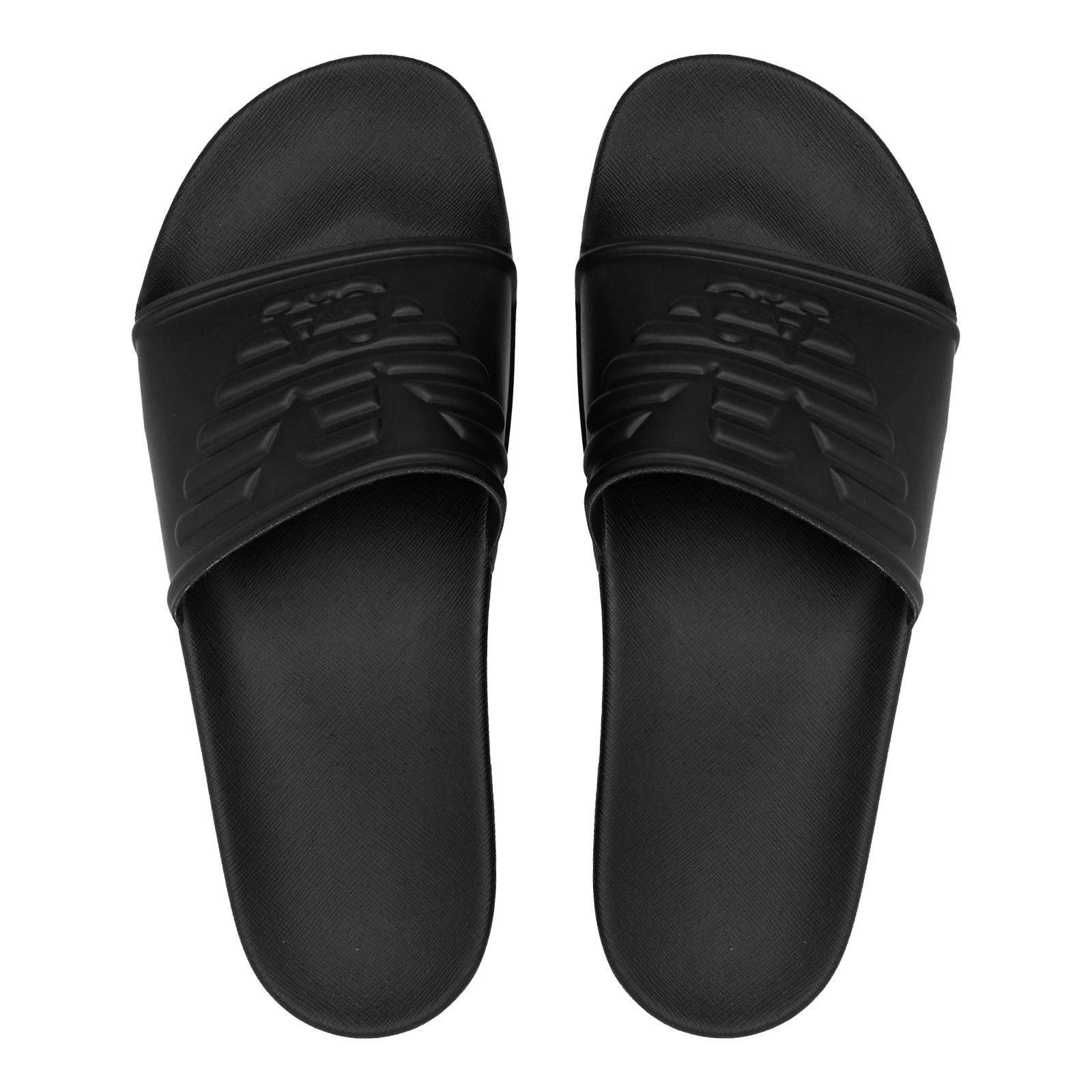 Emporio Armani Underwear Slippers Badepantolette mit Markenlogo