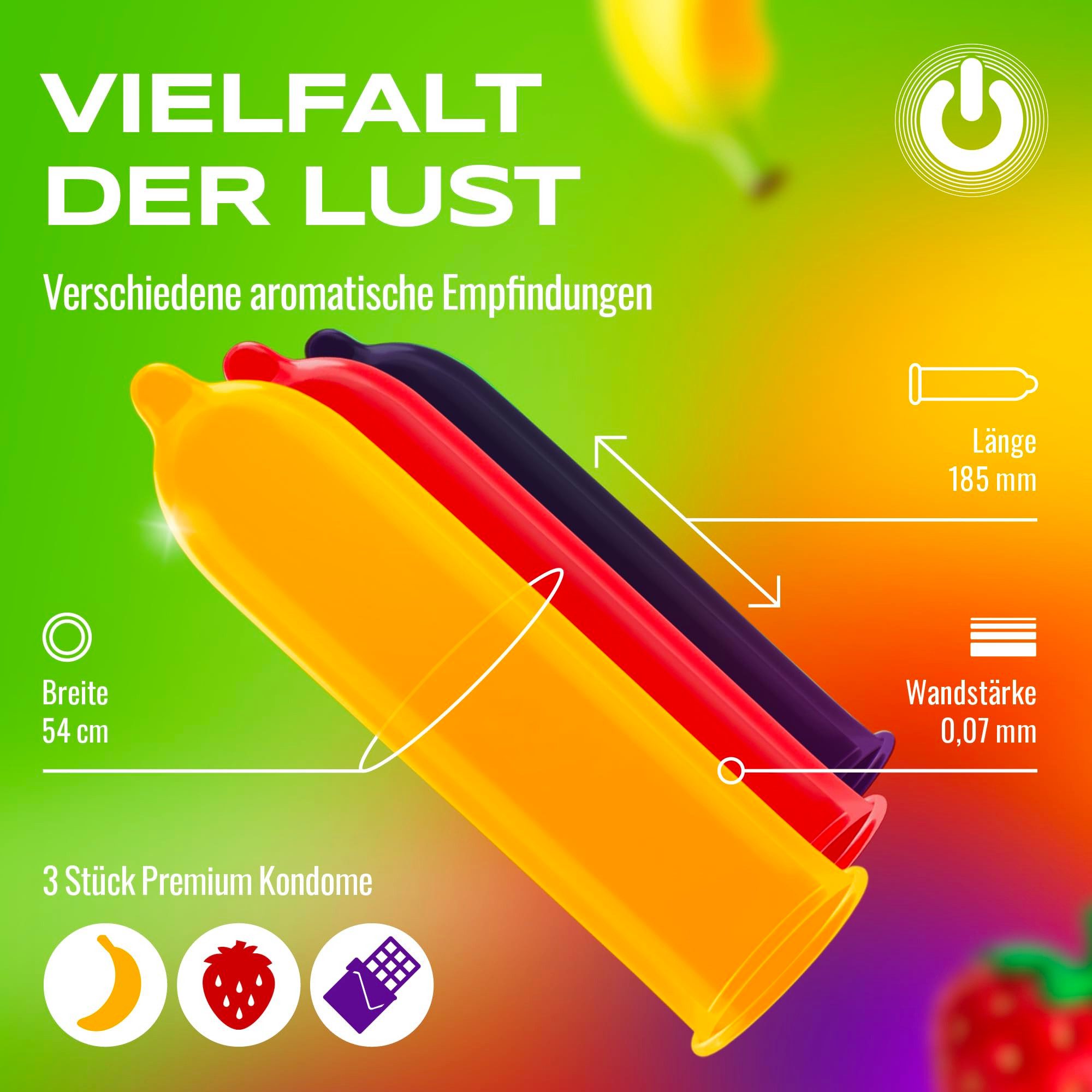 ON Condoms Kondome verschiedene Sorten Premium Preservative, Natur, extra dünn, gerippt, stimulierend, aromatisiert
