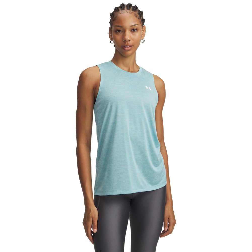 Under Armour® Tanktop TECH TANK TWIST gerader Abschluss, Rundhalsausschnitt, sportlicher Stil