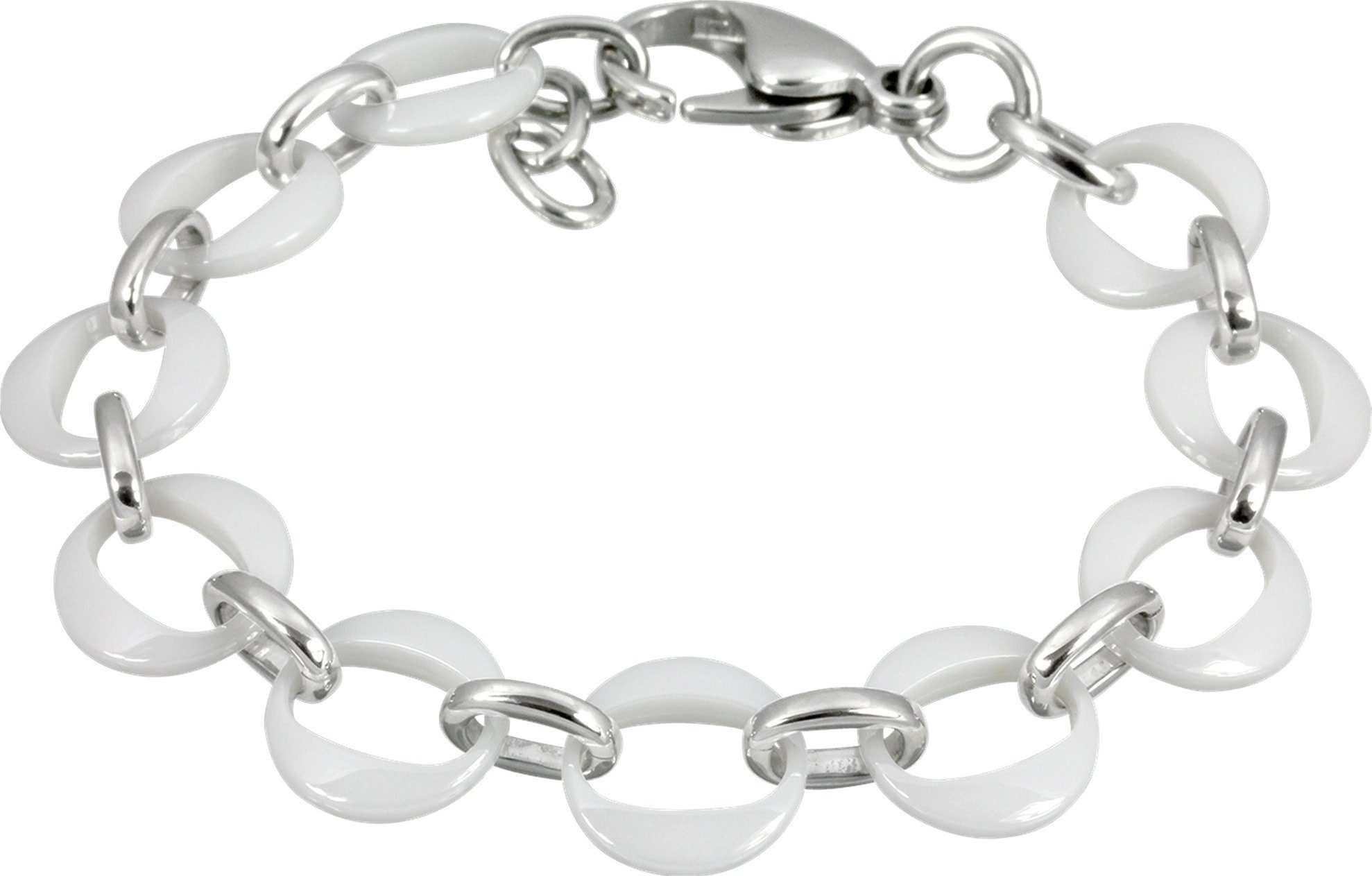 Amello Edelstahlarmband Amello Ringe Armband silber günstig online kaufen