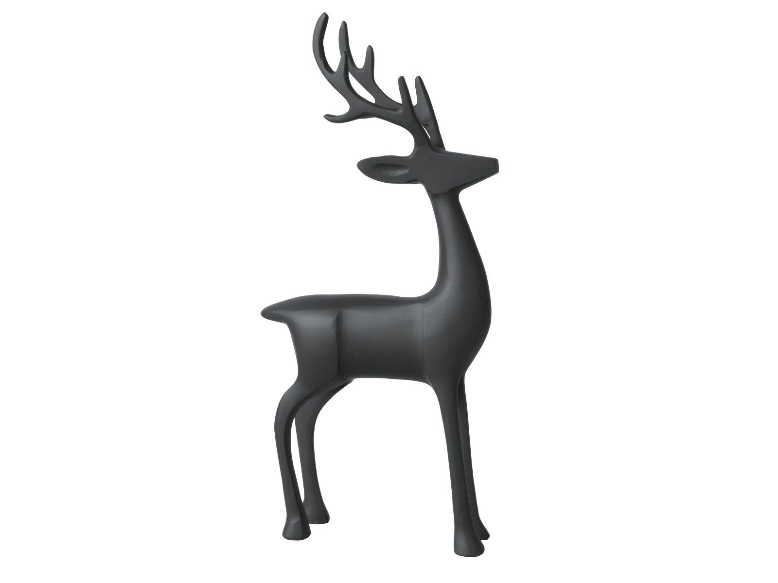 Villeroy & Boch Weihnachtsfigur Christmas Chic Hirsch schwarz 36cm