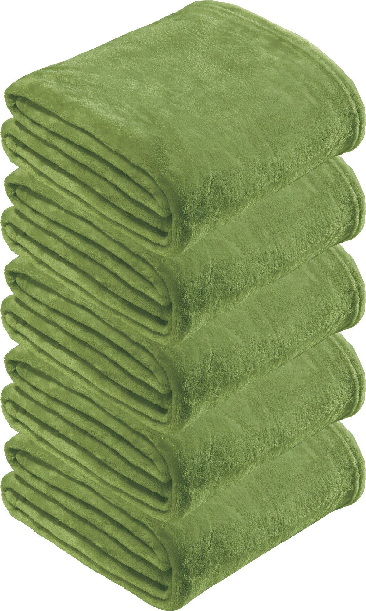 Wohndecke Fleece Wohndecke 5er-Pack "Amarillo", REDBEST, günstig online kaufen