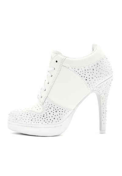 Missy Rockz YES I ROCKZ 2.0 sparkling white High-Heel-Stiefelette Absatzhöhe: 10,5 cm