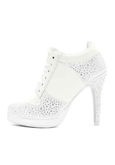 Missy Rockz YES I ROCKZ 2.0 sparkling white High-Heel-Stiefelette Absatzhöhe: 8,5 cm