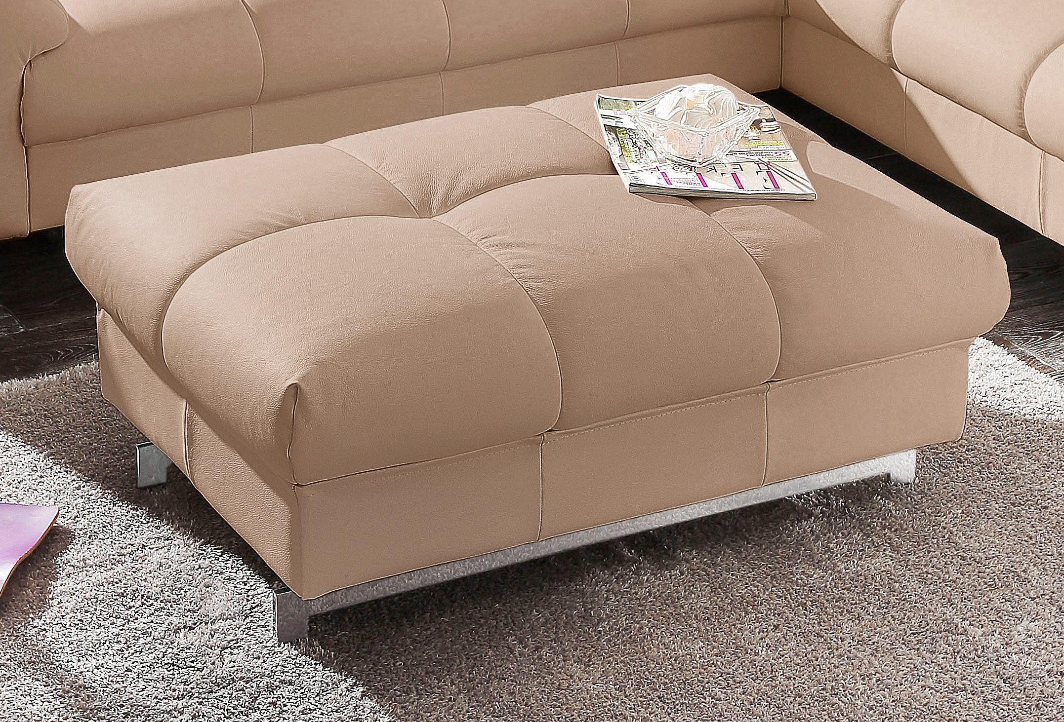 COTTA Hocker Chef, mit edlen Metallfüßen