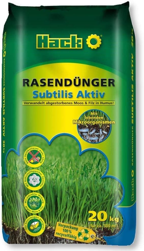 Rasendünger Hack Rasendünger Subtilis Aktiv 20 kg