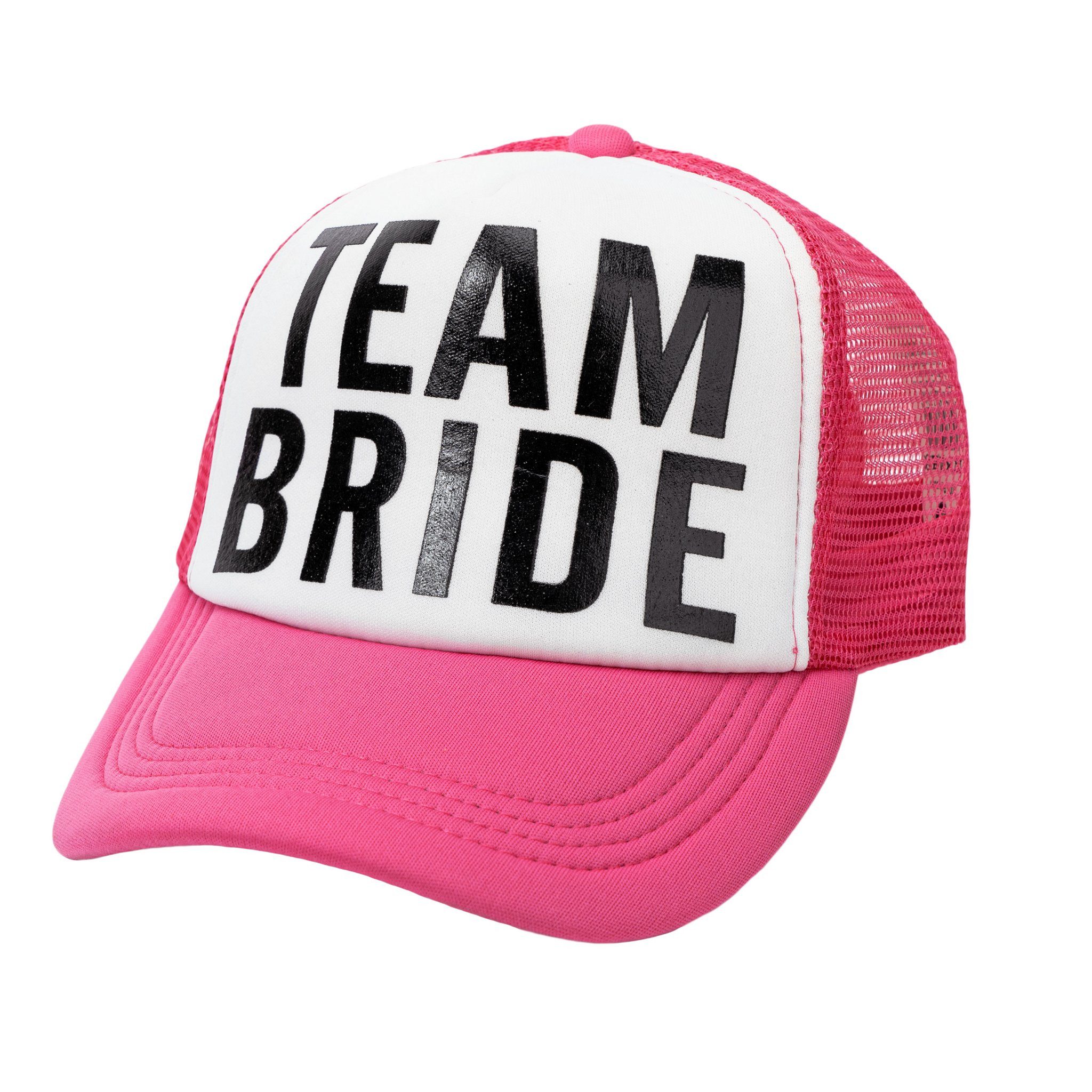 Metamorph Kostüm Baseball Cap 'Team Bride', Basecap für alle Teilnehmerinnen beim Junggesellinnenabschied