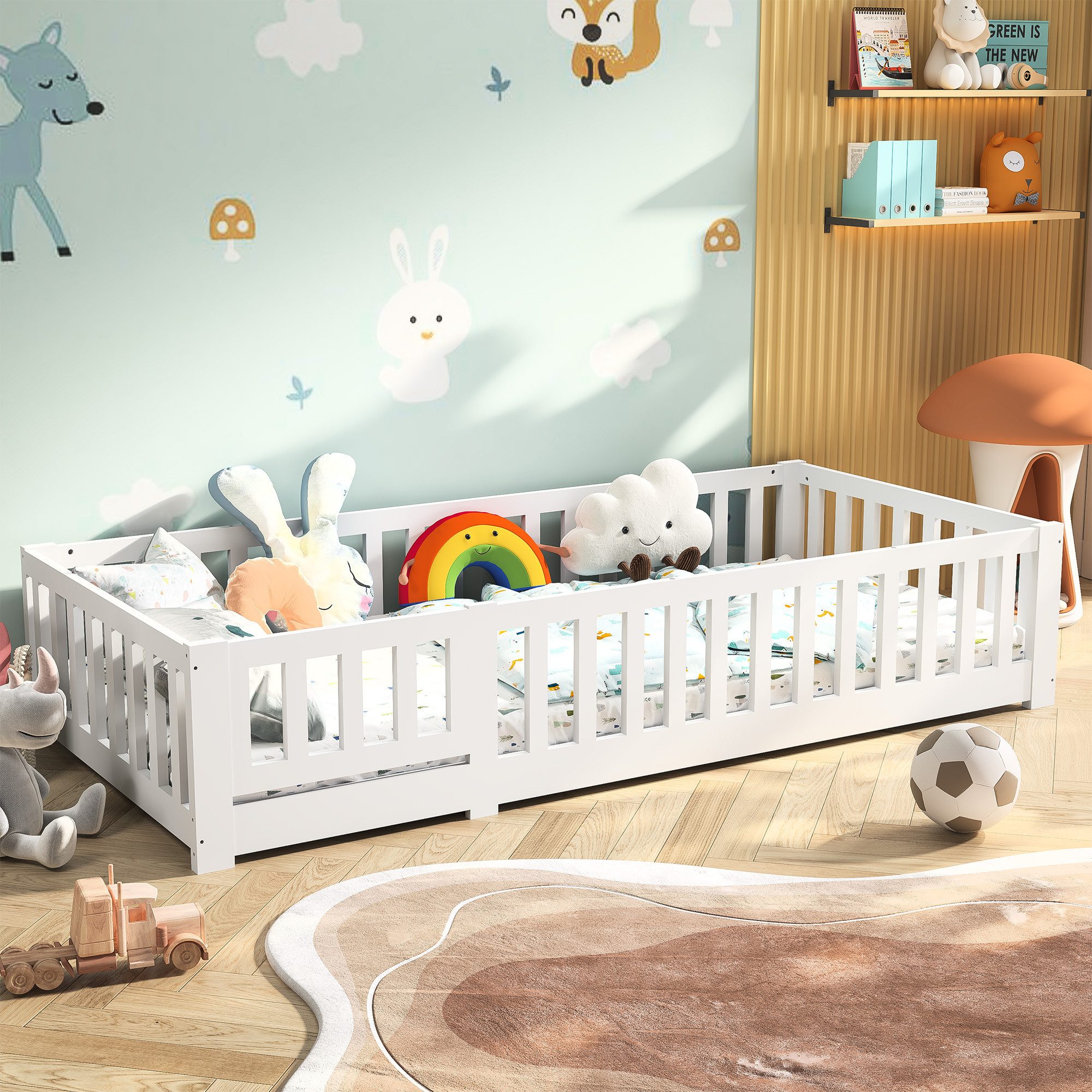 Furnishings Home Holzbett Kinderbett Bett mit günstig online kaufen