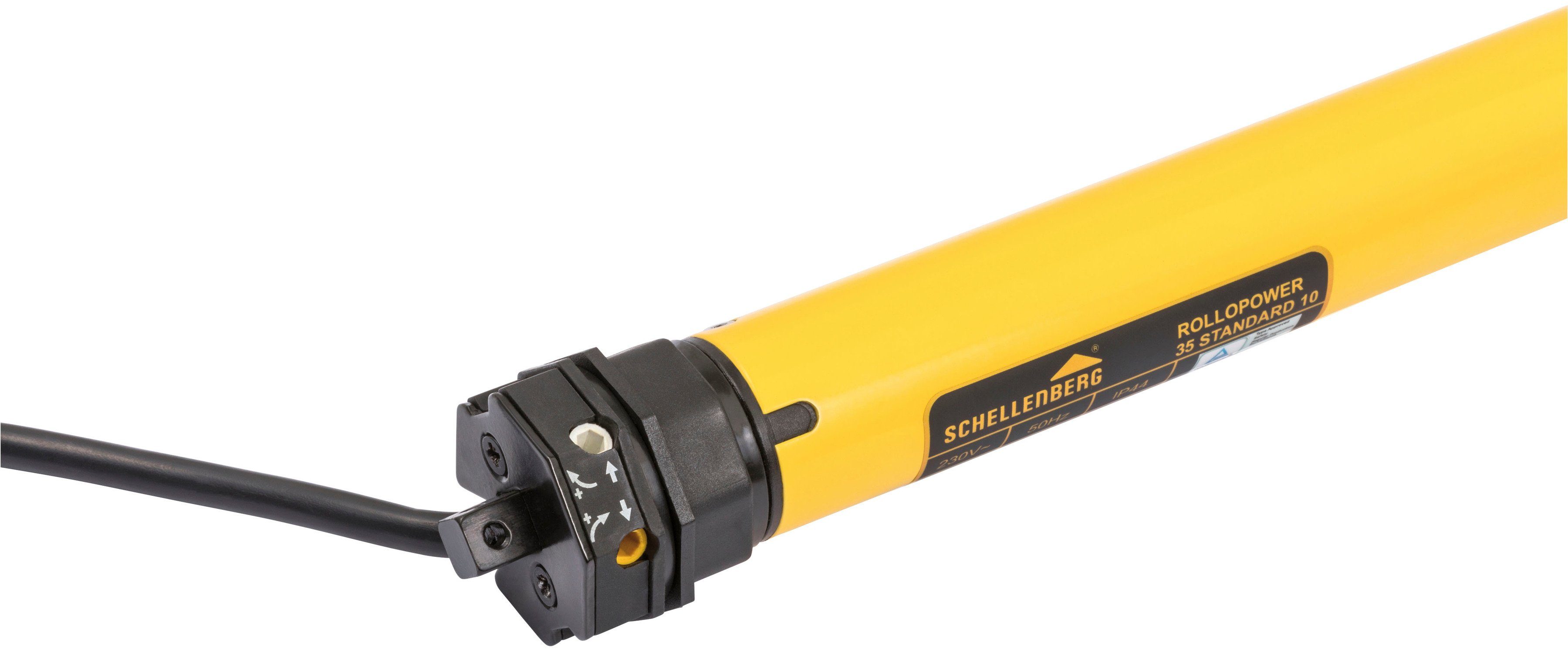 SCHELLENBERG Rollladenmotor Standard, Rohrmotor mit mechanischer Endlageneinstellung, (1 St), geeignet für 40 mm Rollladenwelle, Mini, 10 Nm, Zugkraft 25 kg