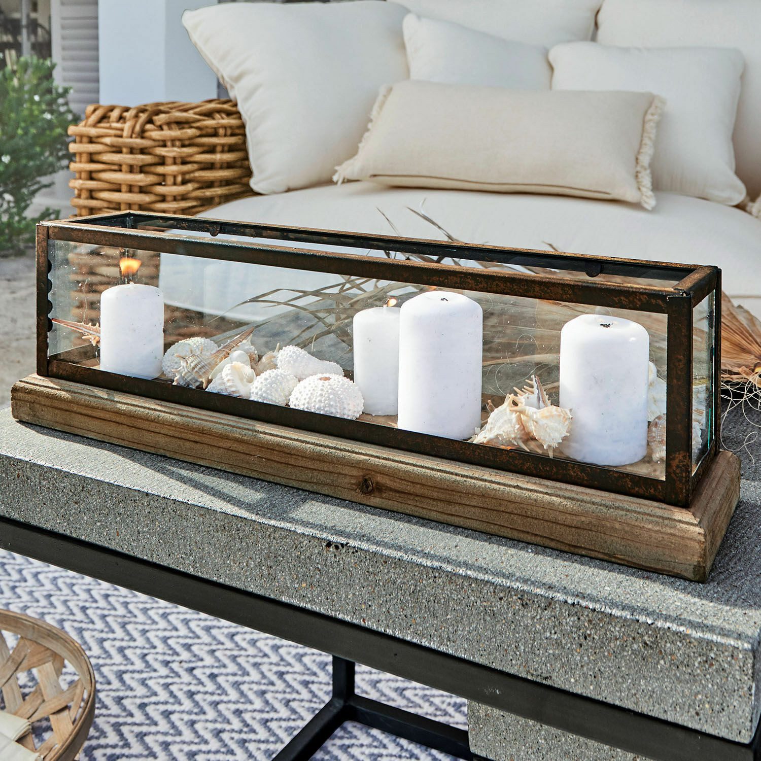 Mirabeau Windlicht Windlicht Curgy braun/klar (kein Set, kein Set)