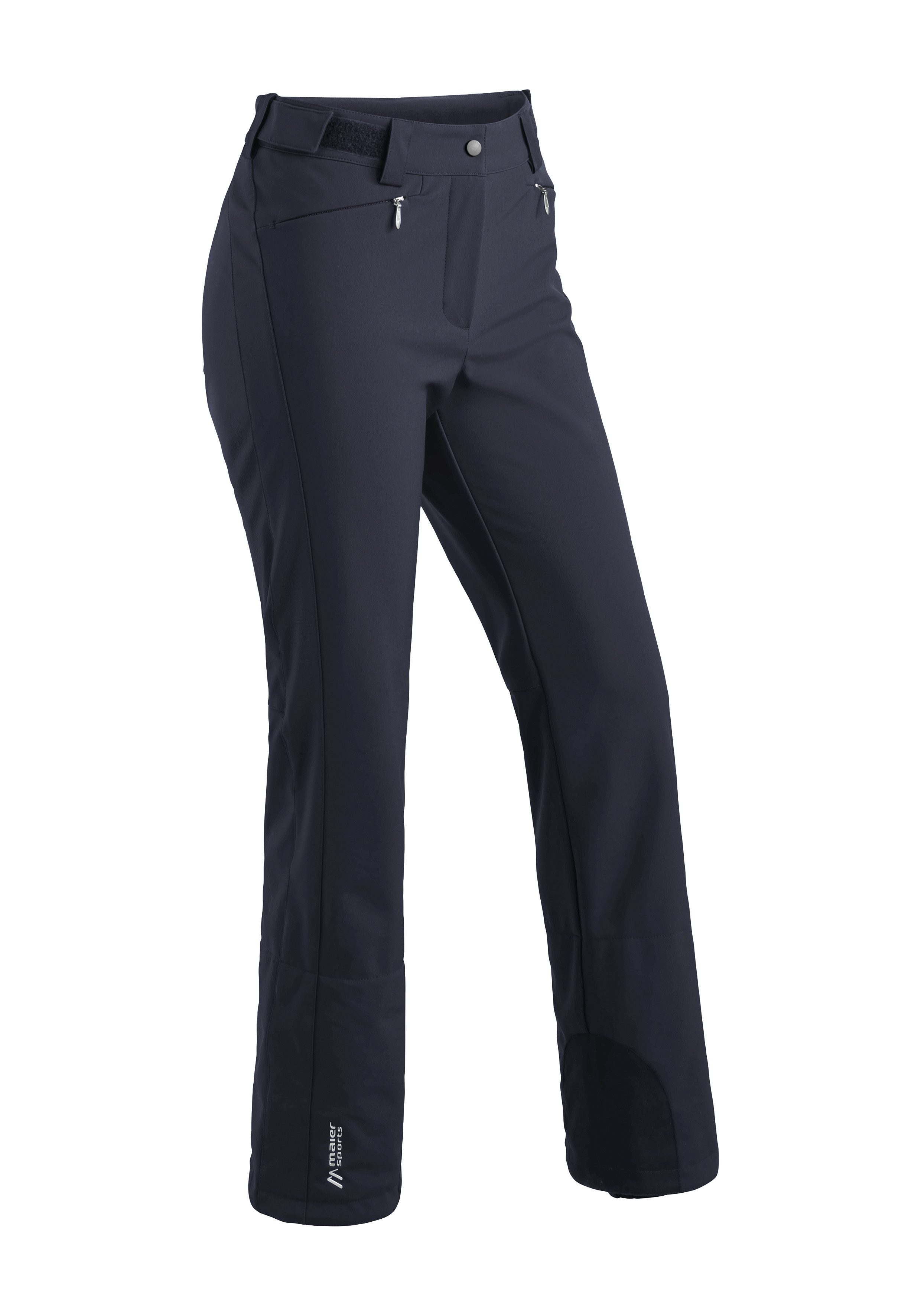 Maier Sports Skihose Mary 2.0 Damen Softshellhose, atmungsaktiv und winddicht, Slim Fit