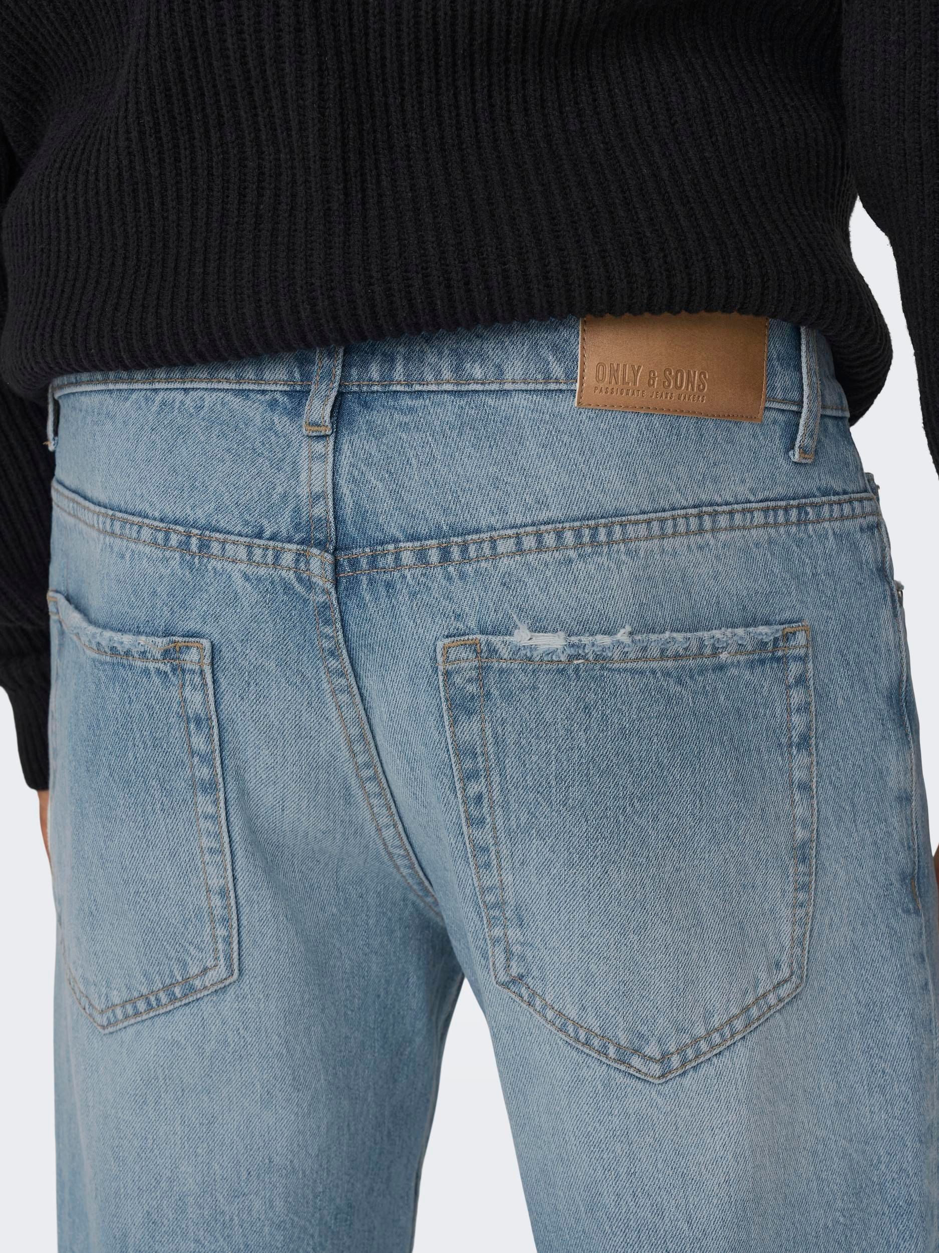 Only & Sons Herren Jeans ONSEDGE LOOSE 6986 - Relaxed Fit - Blau - Light Bl günstig online kaufen