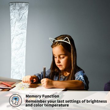 ANTEN LED Stehlampe 1,56m RGB LED Stehleuchte Dimmbar Standlampe mit Fernbedienung 18W, Wohnzimmer Farbwechsel Floor Lamp