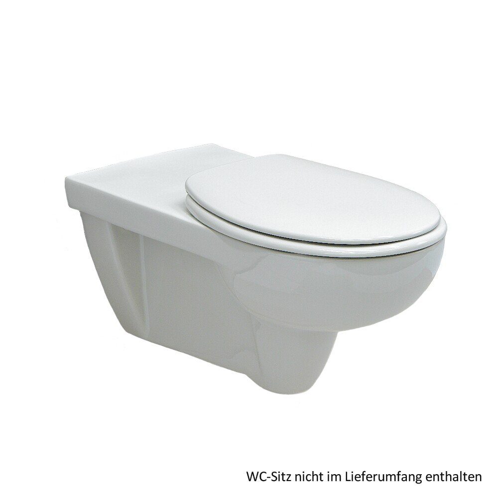 GEBERIT WC-Komplettset Geberit Renova Wand-Tiefspül-WC ohne Spülrand, Ausladung 700mm, 4,5/6l