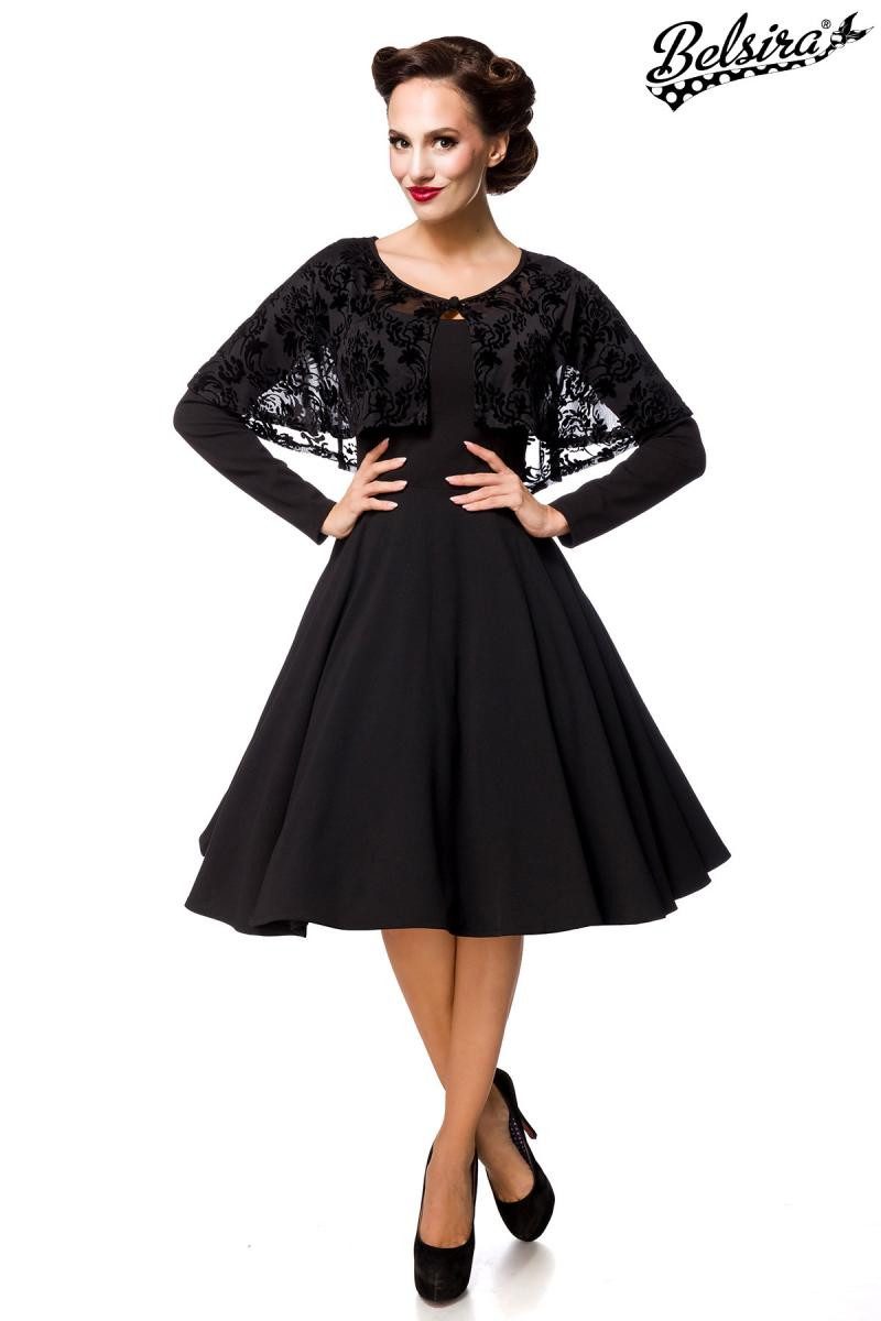 Trachtenkleid Belsira - Retrokleid mit Cape - (2XL,3XL,4XL,L,M,S)