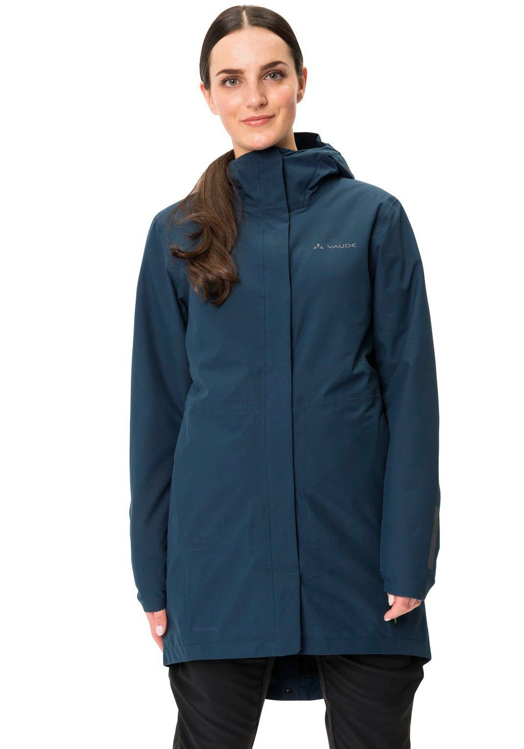 VAUDE Funktionsmantel WOMEN'S CYCLIST PADDED PARKA II (1-tlg) Wasserdicht, günstig online kaufen