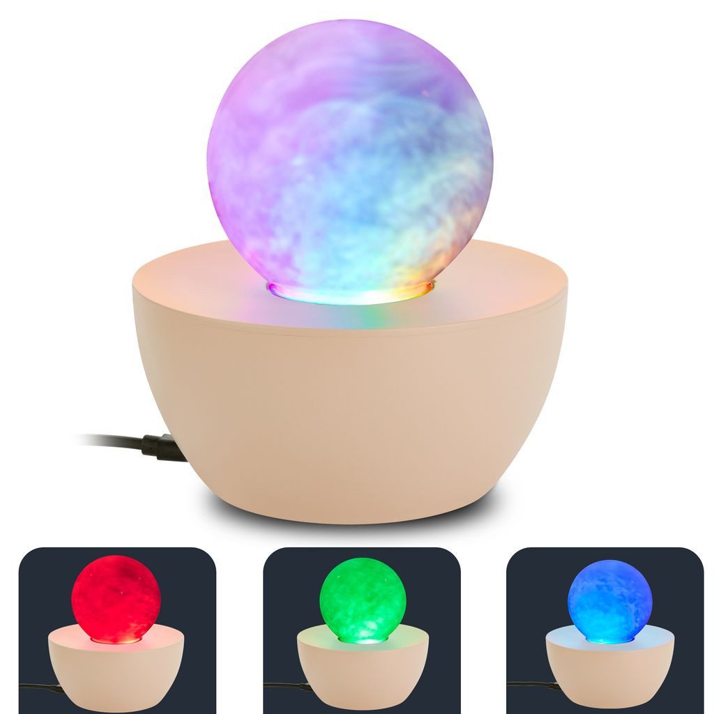Briloner Leuchten Tischleuchte, Farbwechsel, LED fest integriert, RGB - Farbwechsler, 12x13,5 cm, Wohnzimmer, Schlafzimmer