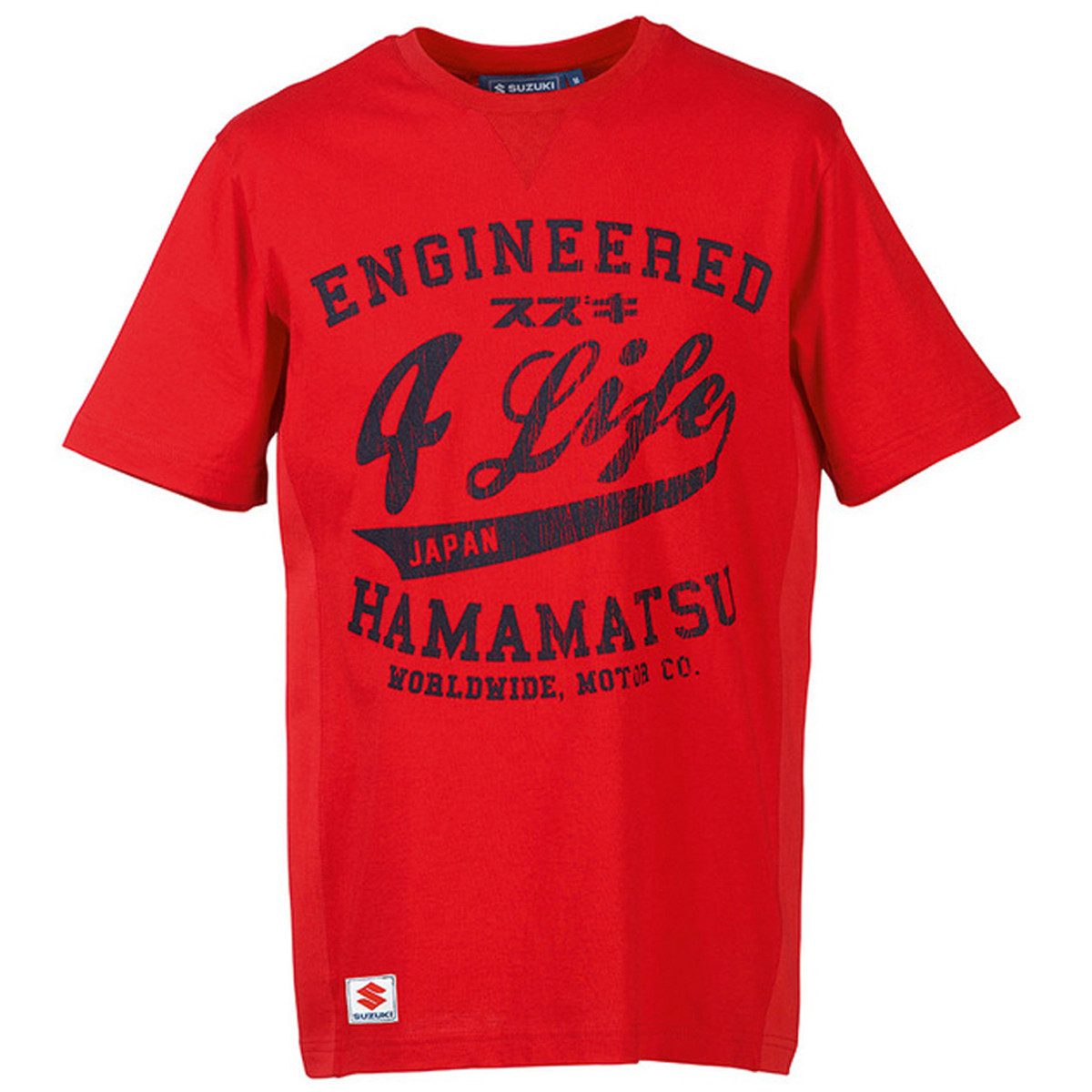 SUZUKI T-Shirt Suzuki T-Shirt rot "Engineered 4life"