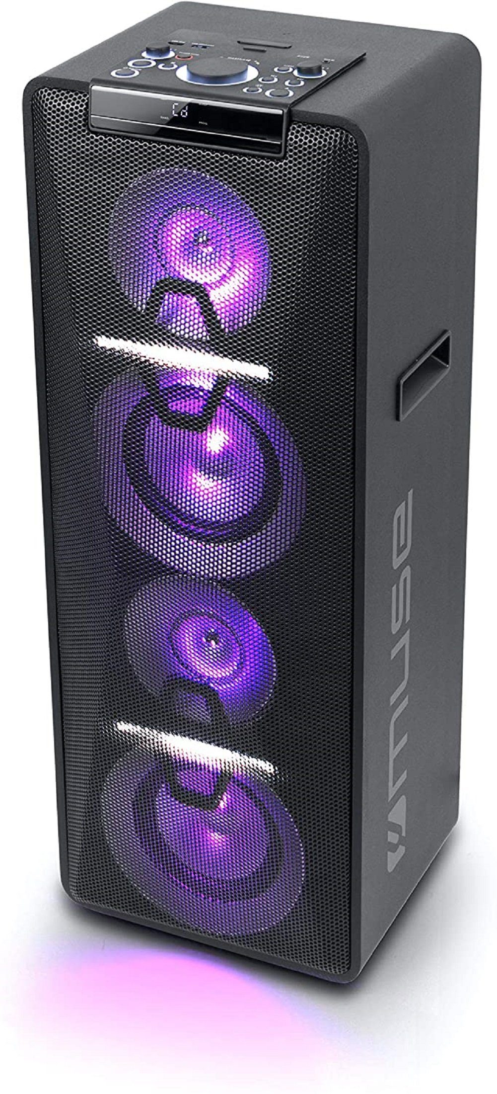 BOX Muse M-1950 Stereo Aktiv DJ Bluetooth-Lautsprecher PARTY Bluetooth-Lautsprecher