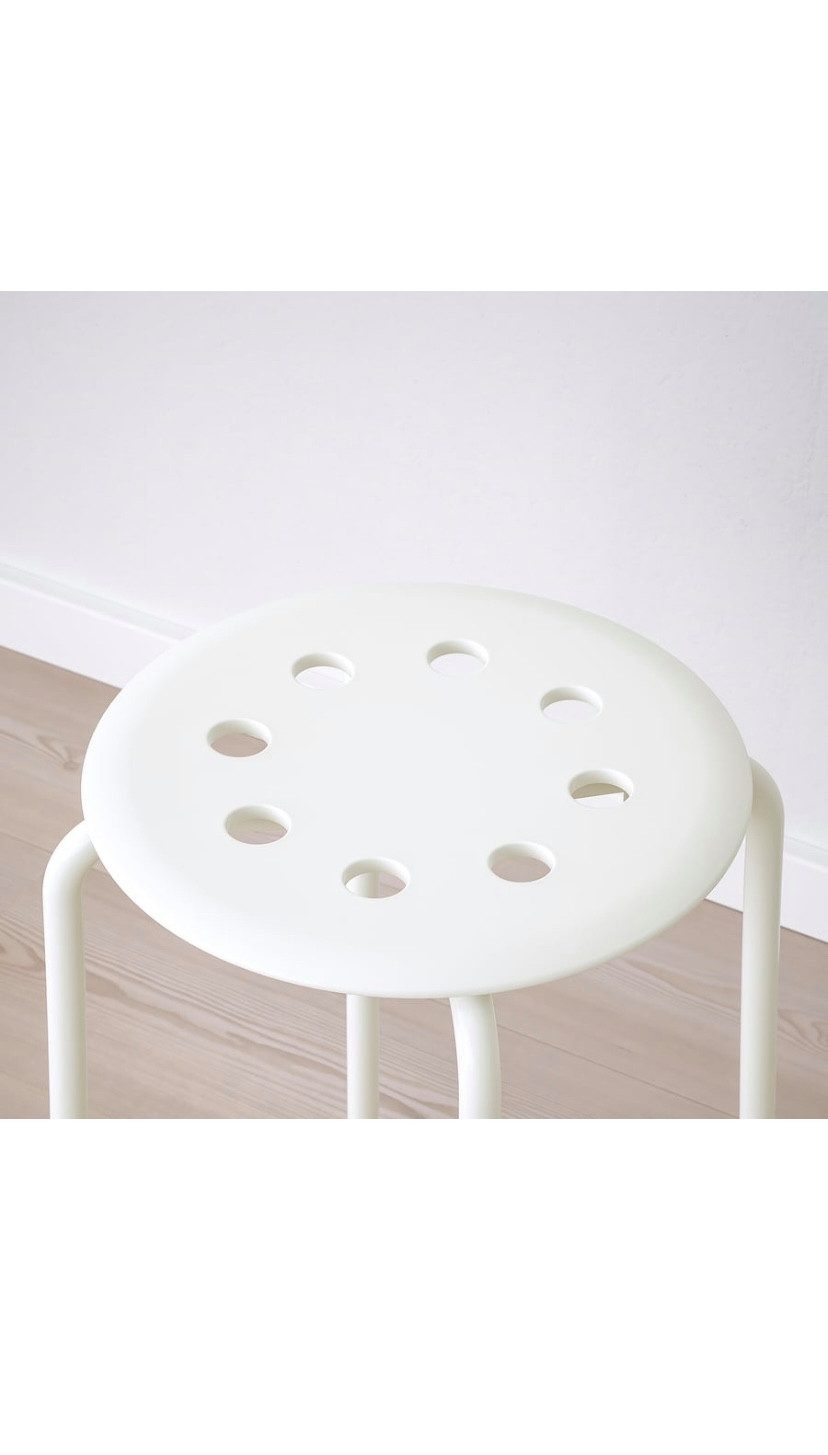 IKEA Sitzhocker IKEA MARIUS Hocker Stapeltisch, 45 cm