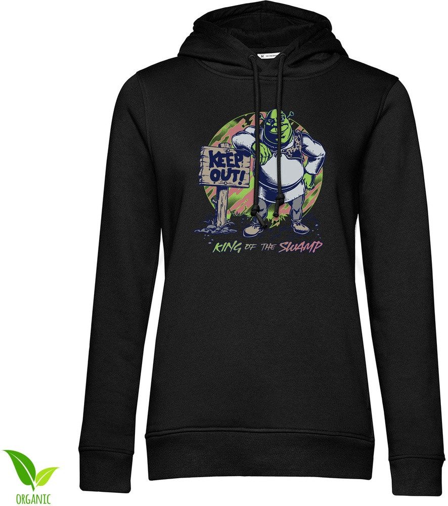 Shrek Hoodie KEEP OUT - King Of The Swamp Girly Hoodie