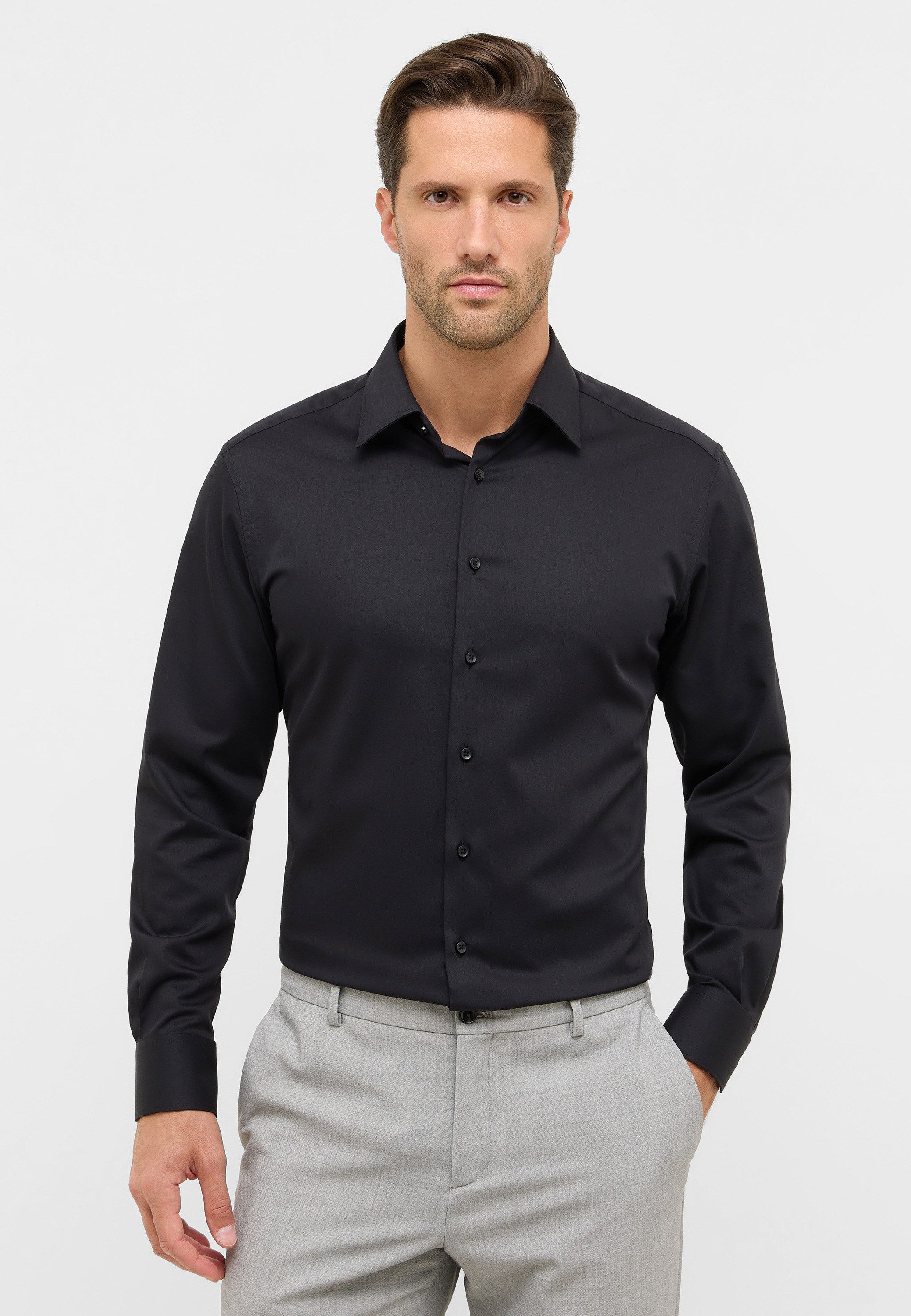 Eterna Langarmhemd MODERN FIT NON IRON günstig online kaufen