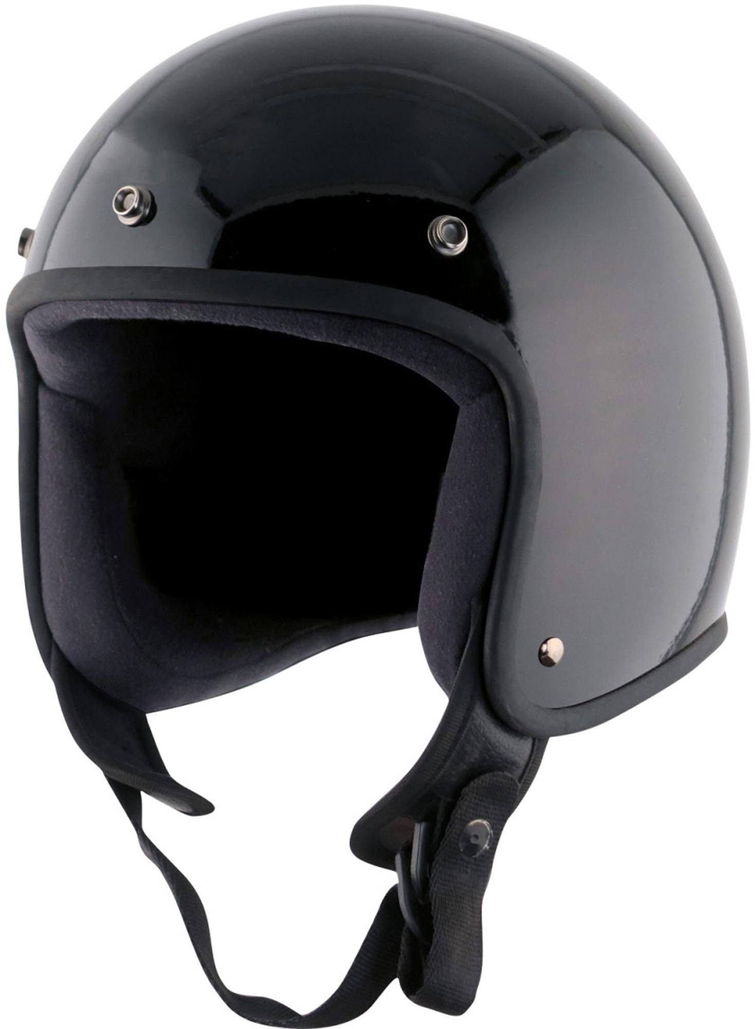 Motorradhelm Gensler Bogo III Black Edition Jethelm