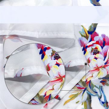 RefinedFlare Duschvorhang Langer Duschvorhang mit weißem Vogel-Drape-Schmetterlings-Print (1-tlg)
