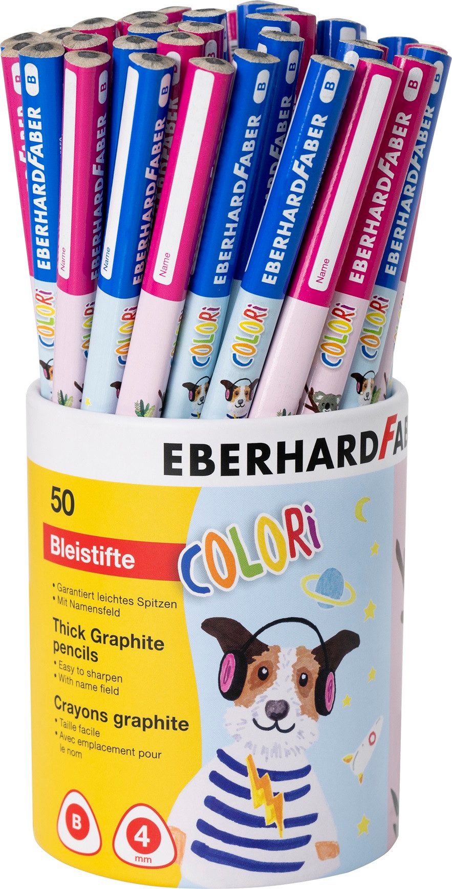 Eberhard Faber Bleistift Eberhard Faber 510555 Schreiblernbleistift Colori 50er