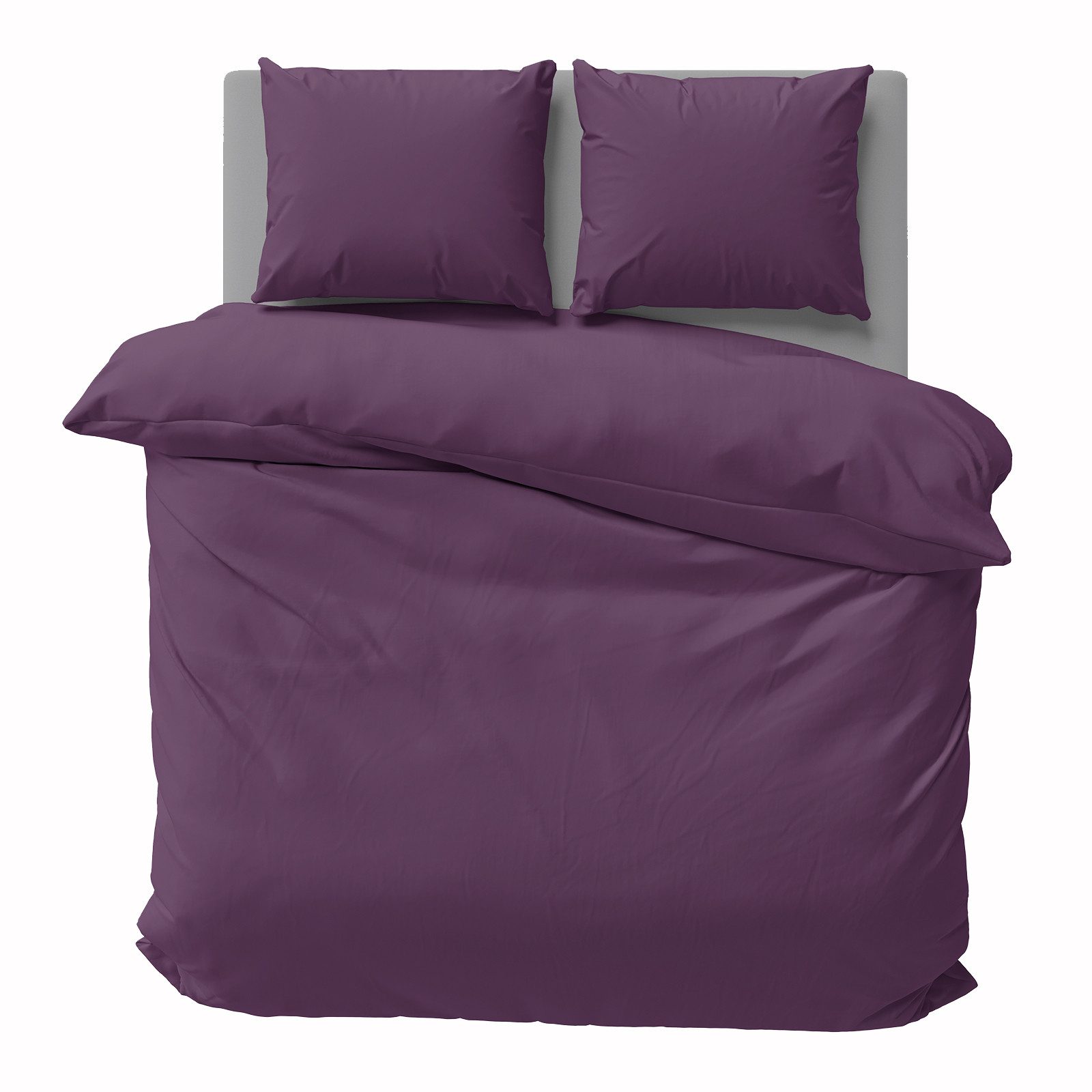 Visaggio Bettwäsche Mikrofaser Uni 135x200 155x220 200x200 Einfarbig Allerg günstig online kaufen