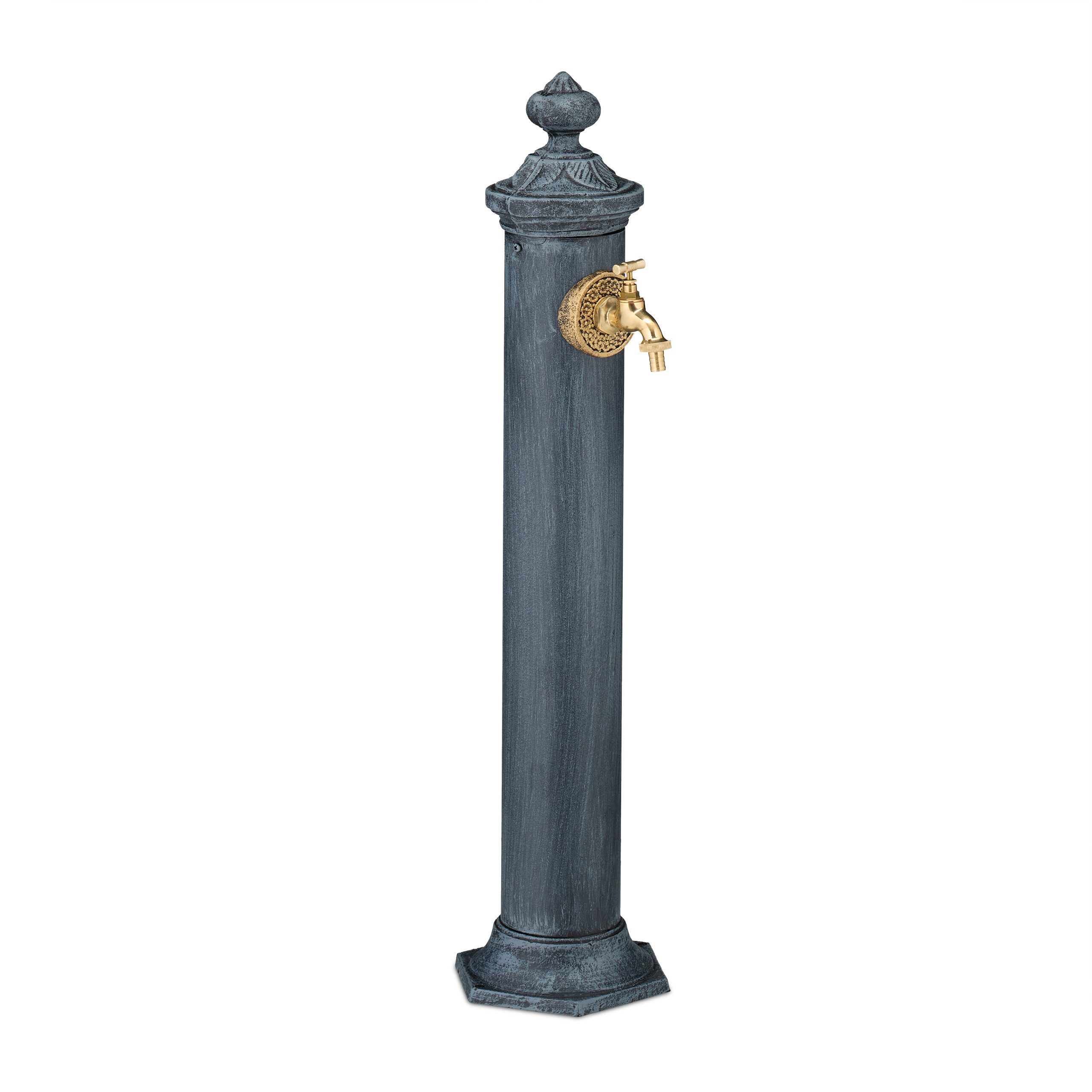 relaxdays Gartenbrunnen Standbrunnen Antik, 21.5 cm Breite, (1 tlg)