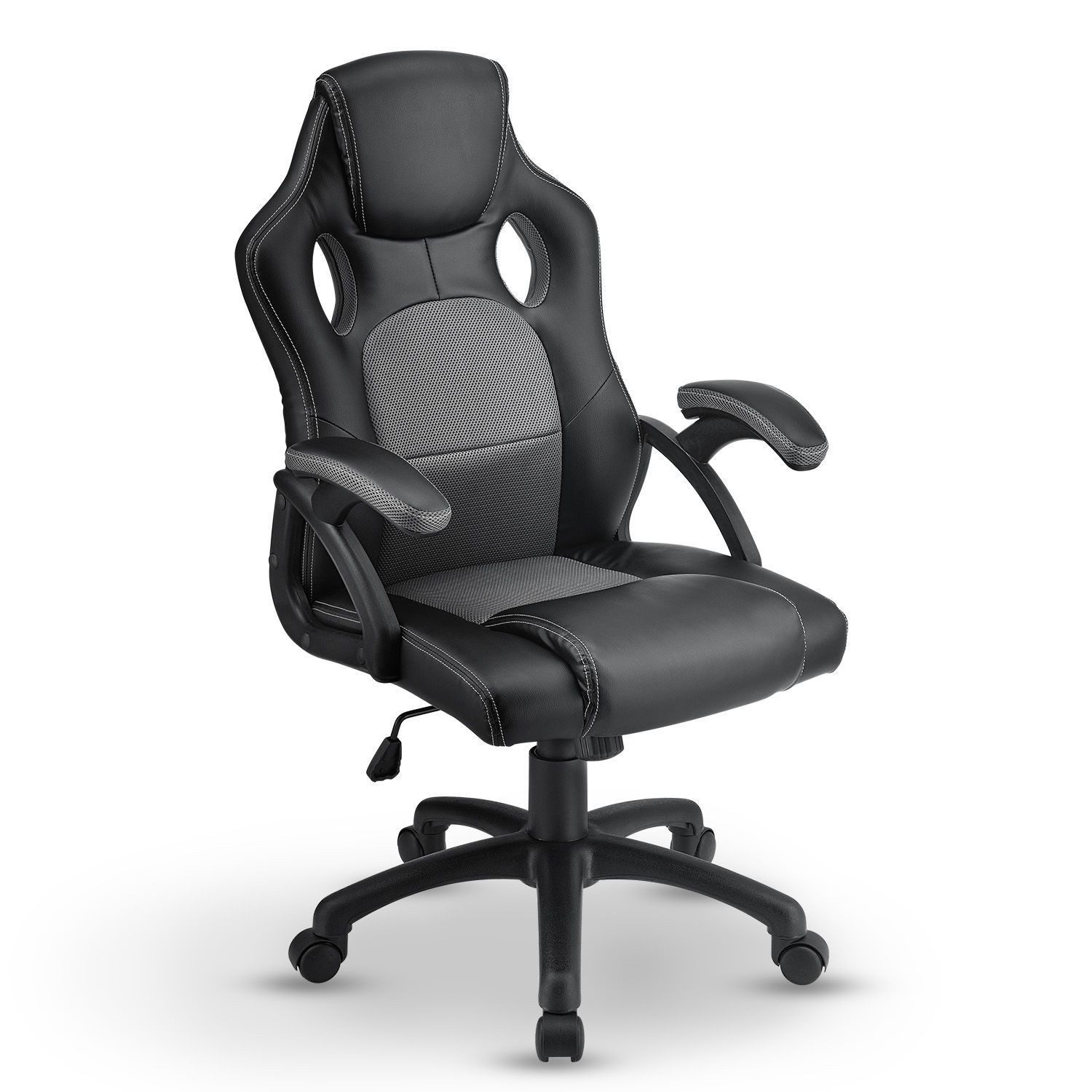 Juskys Gaming-Stuhl Montreal, Ergonomisch geformte Sitzfläche, Rückenlehne günstig online kaufen