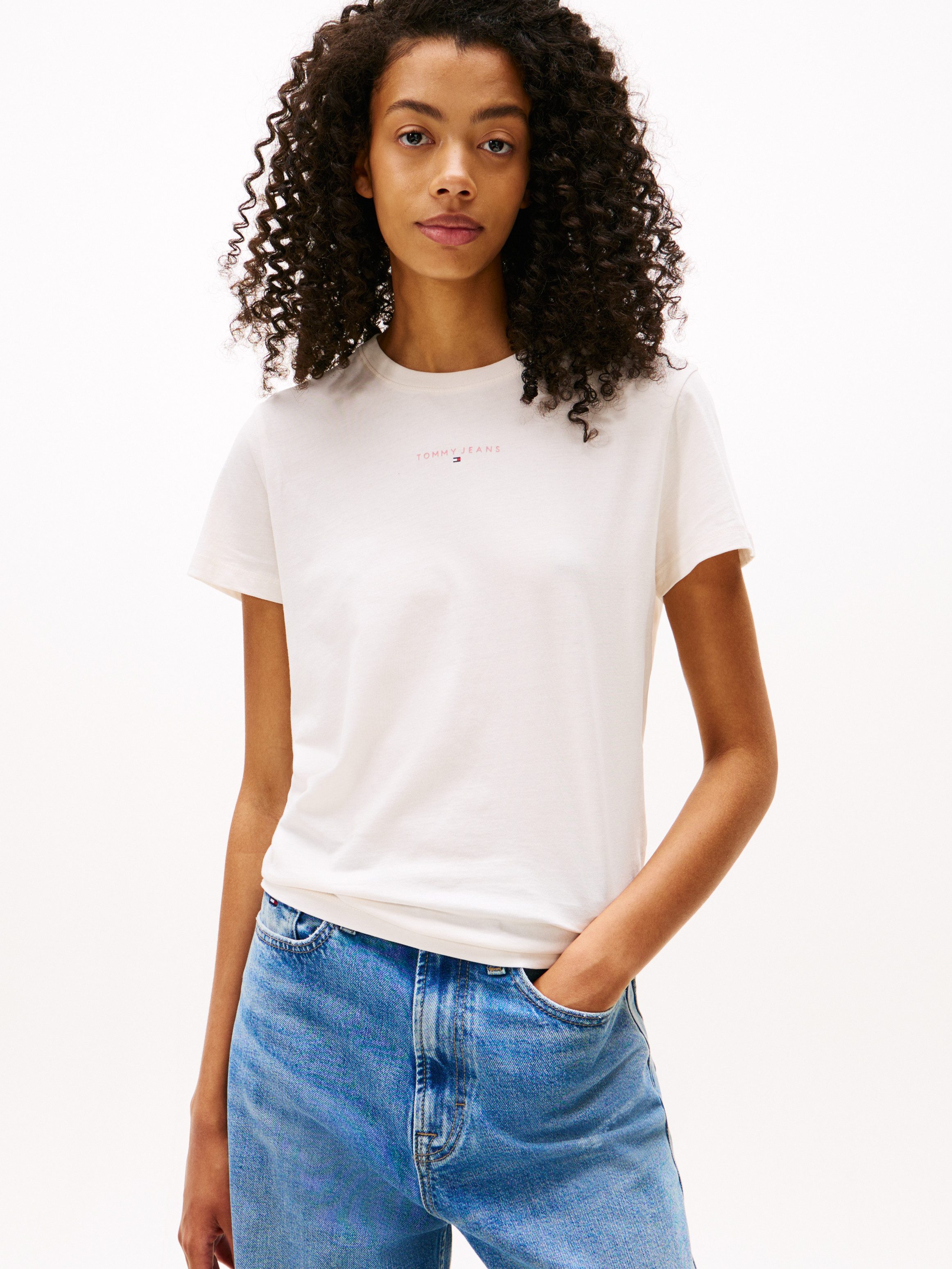 Tommy Jeans Kurzarmshirt TJW REG LINEAR günstig online kaufen