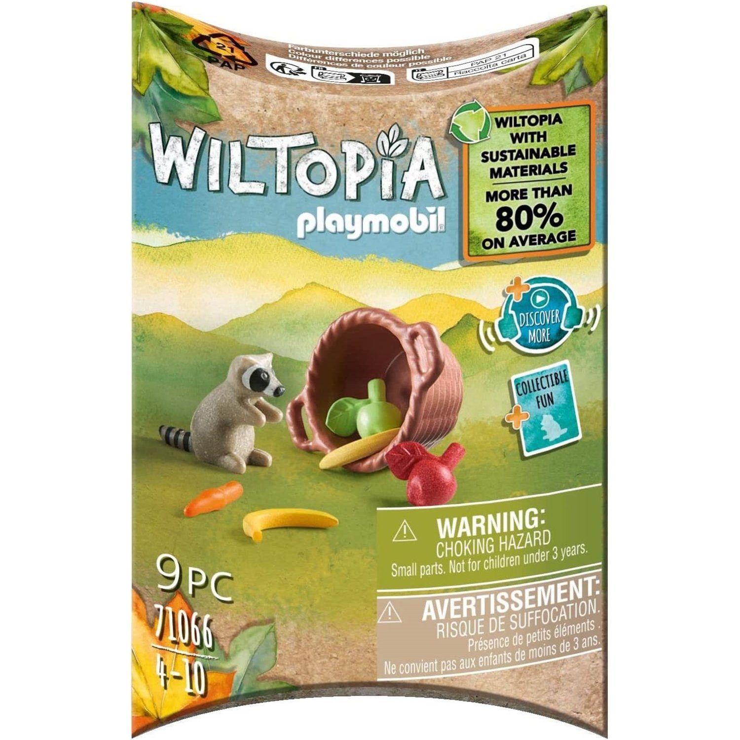 Playmobil® 71066 Wiltopia Waschbär Konstruktions-Spielset günstig online kaufen