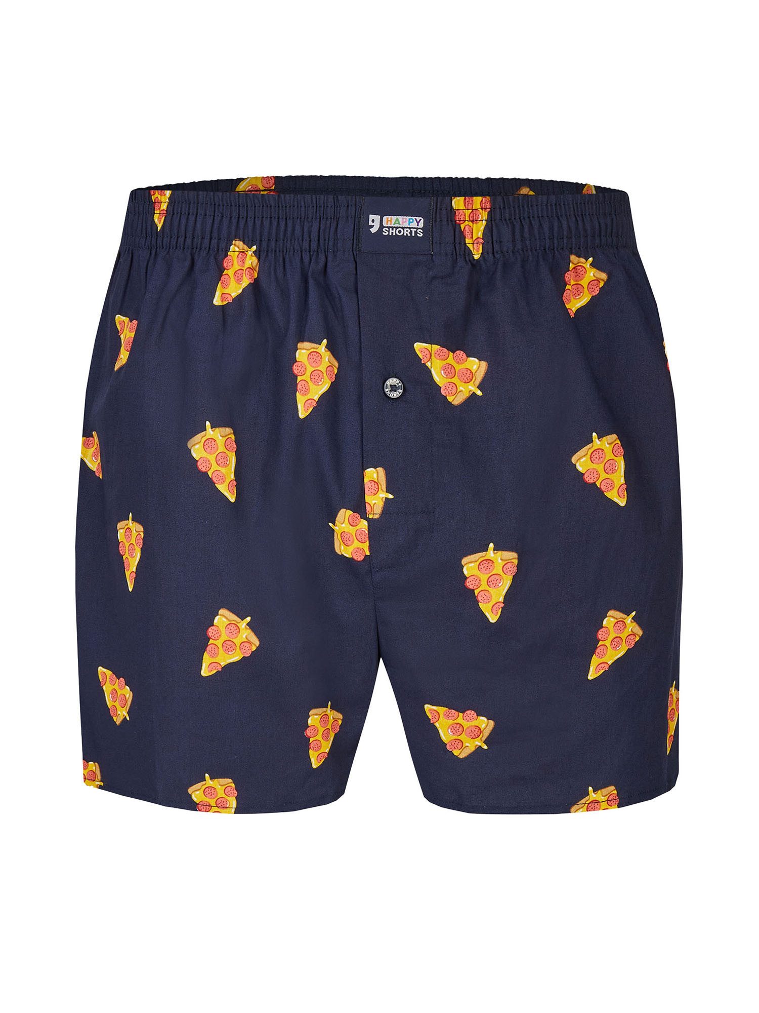 HAPPY SHORTS Boxer Funny Motives - hochwertige Shorts mit verschiedenen Motiven (3-St) American Boxershorts - breiter Komfortbund - witzig, bunt und bequem