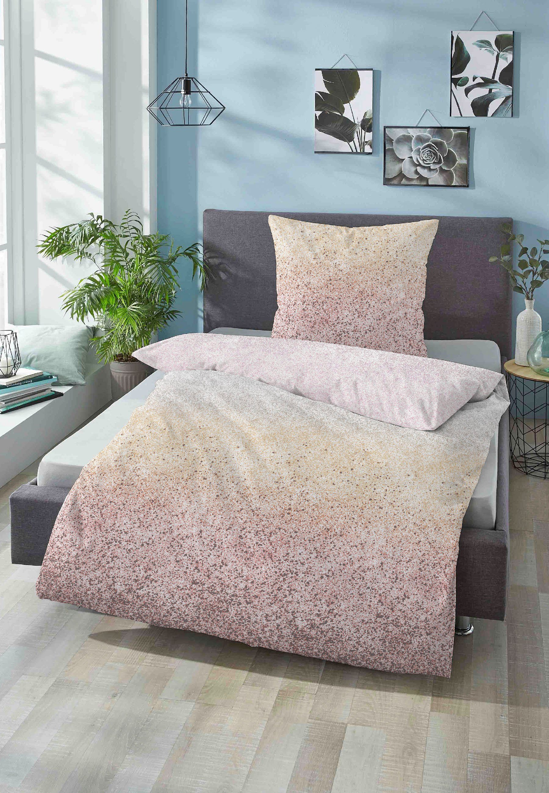 Biberna Bettwäsche Isabella, Mako-Satin, 2 teilig, günstig online kaufen