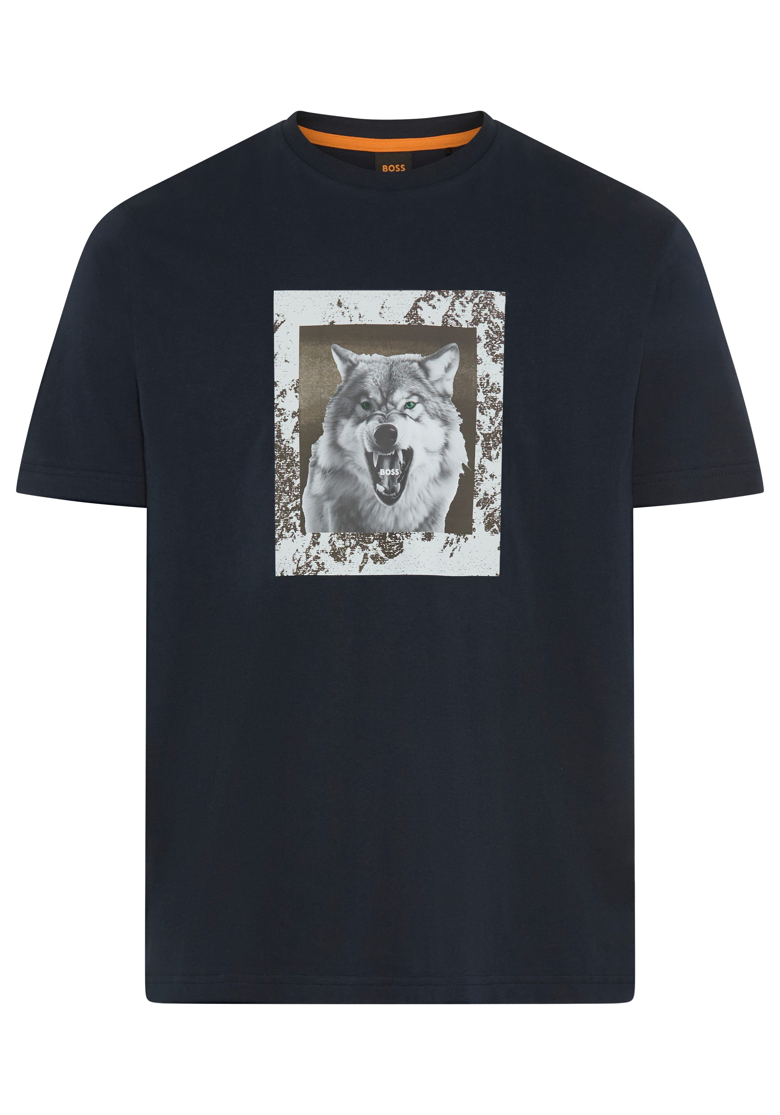 BOSS ORANGE T-Shirt Te lupo runder günstig online kaufen