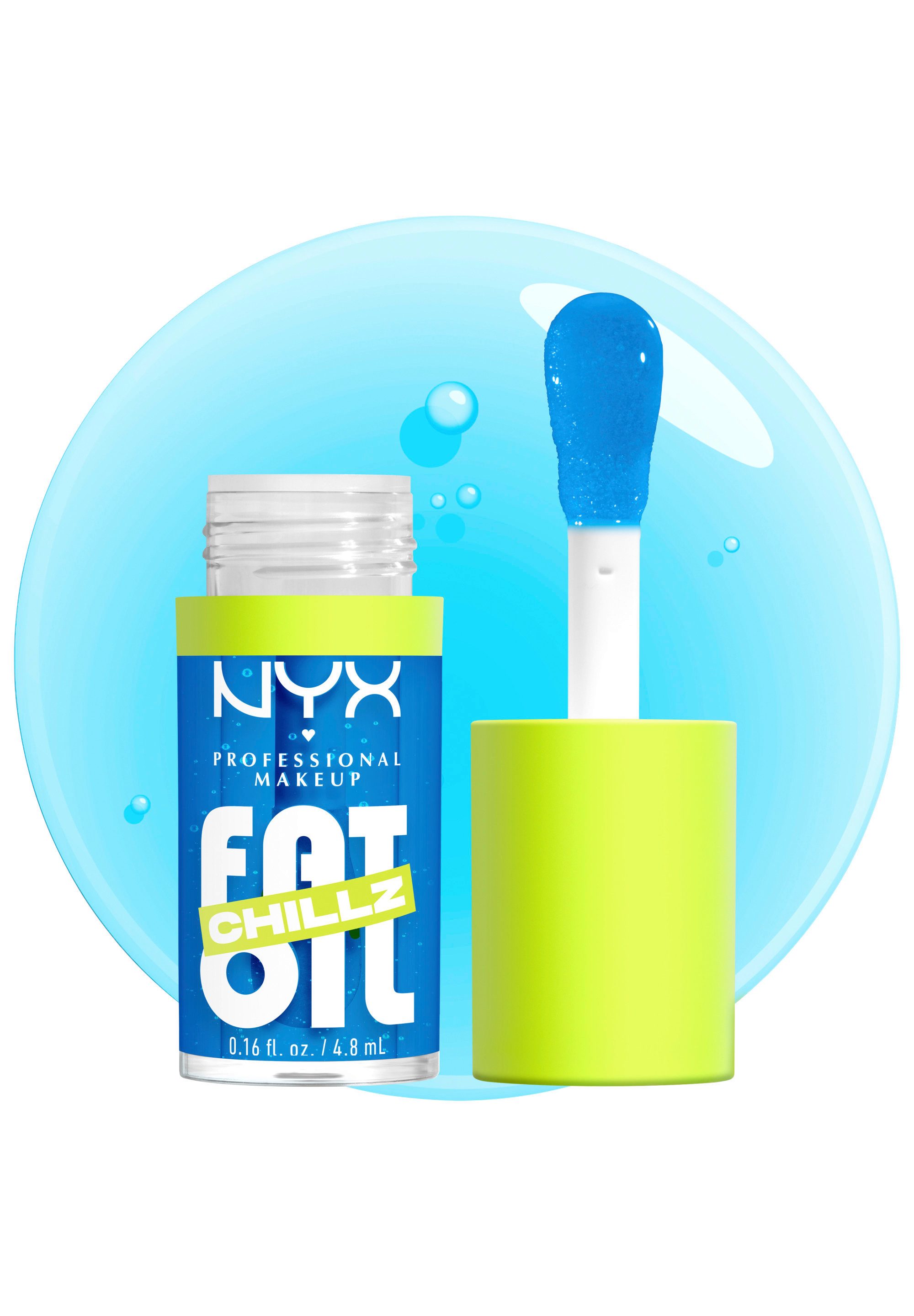 NYX PROFESSIONAL MAKEUP Lipgloss FAT OIL LIP DRIP, ein intensiv-schimmerndes Finish