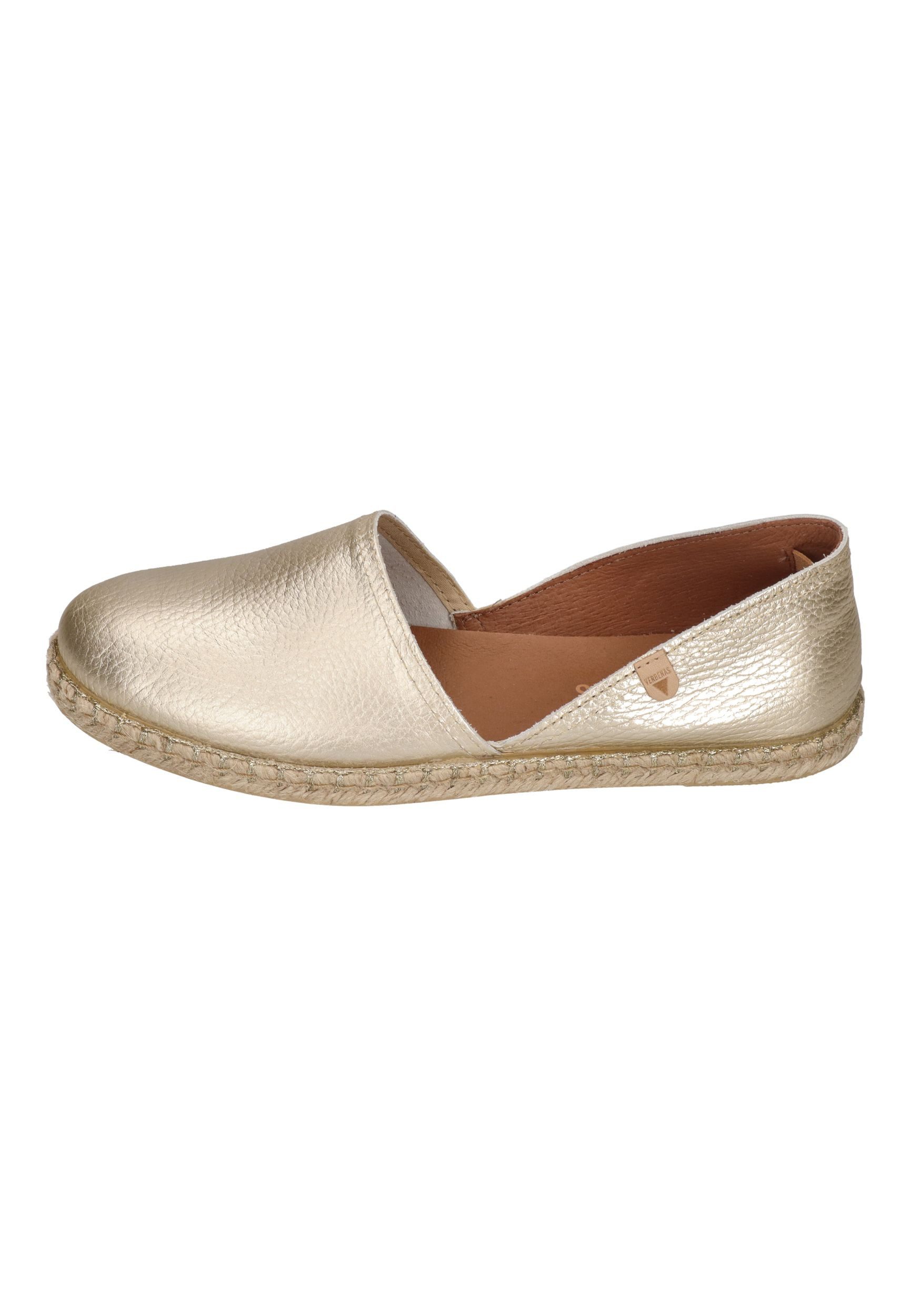 VERBENAS CARMEN Espadrille Nucleo Metal Gal Oro