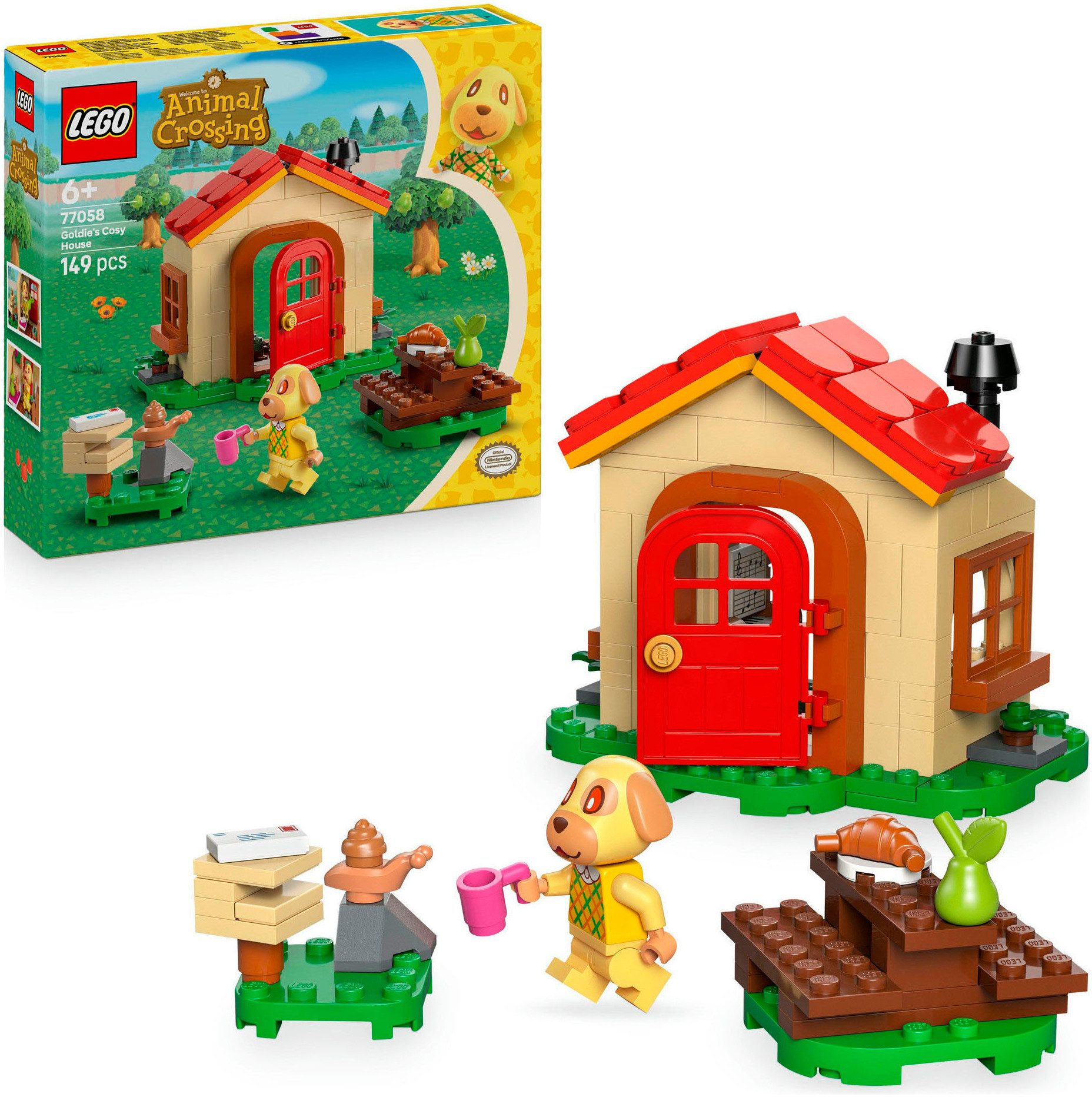 LEGO® Bienchens gemütliches Haus (77058), LEGO Animal Crossing Konstruktion günstig online kaufen
