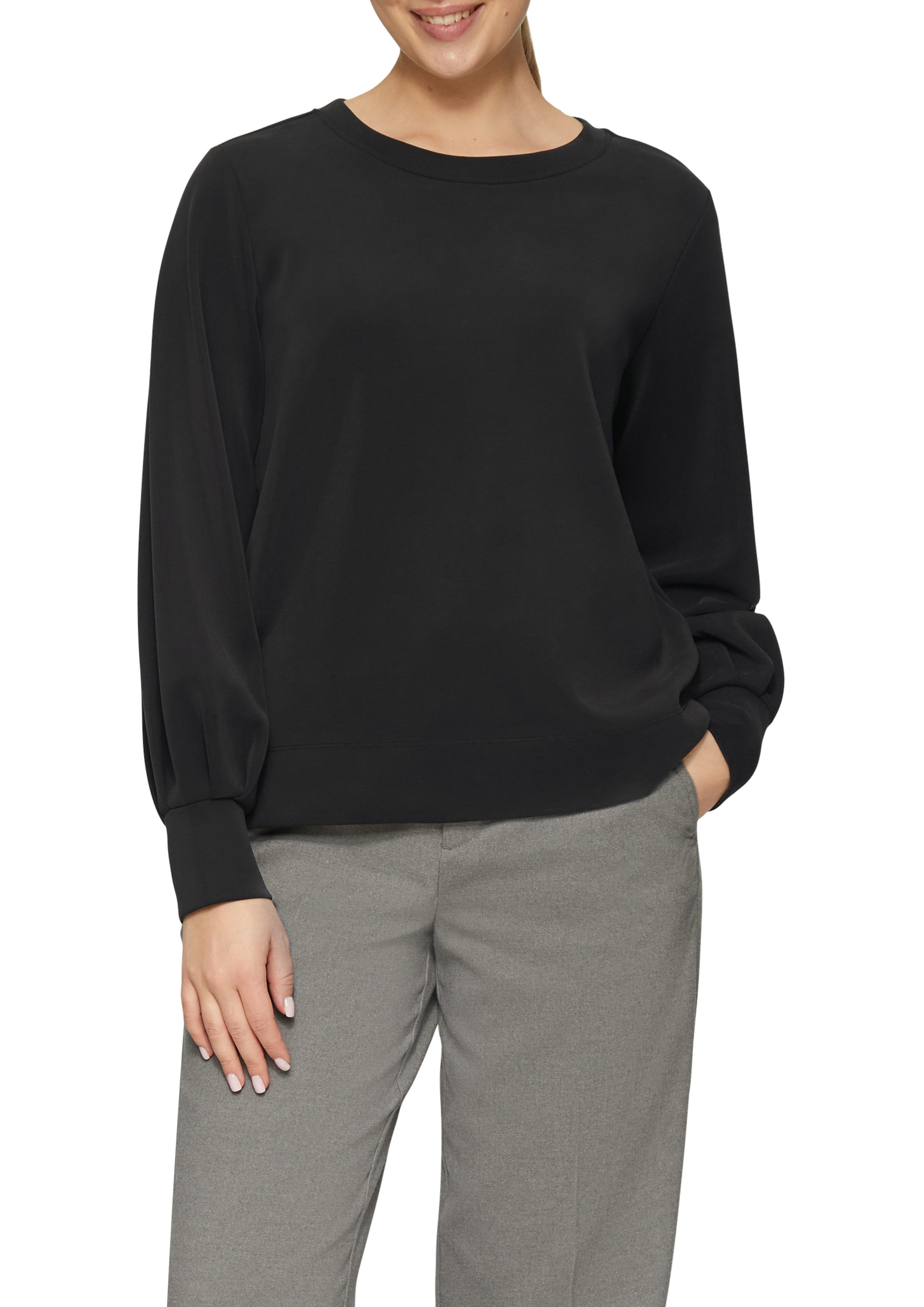 s.Oliver Sweatshirt mit Bündchen günstig online kaufen