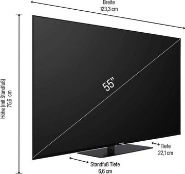 Telefunken D55V950M2CWH LED-Fernseher (139 cm/55 Zoll, 4K Ultra HD, Android TV, Smart-TV, Dolby Atmos,USB-Recording)