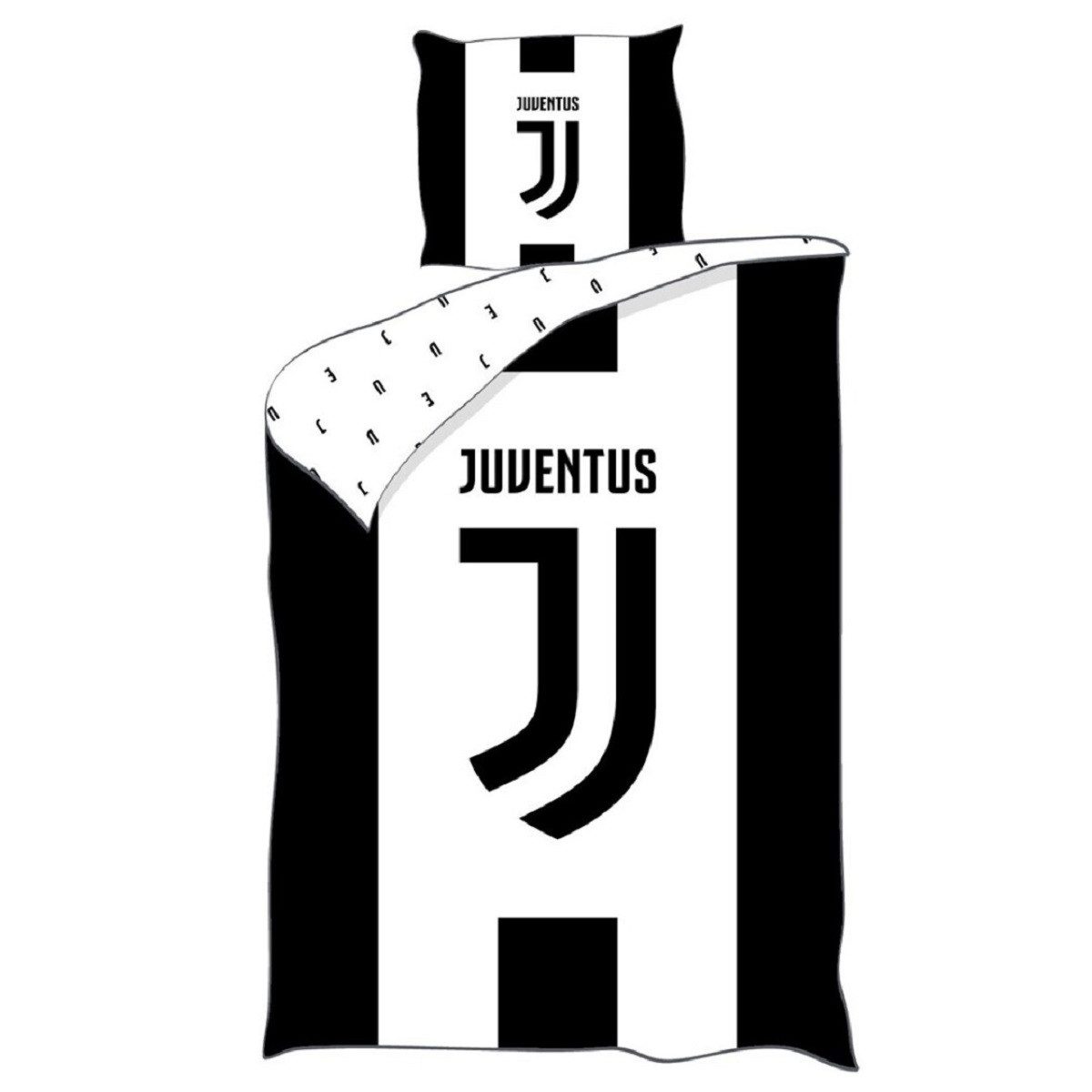 Juventus Turin Bettwäsche -Set 140x200 cm + 65x65 cm 100% Baumwolle für Fuß günstig online kaufen